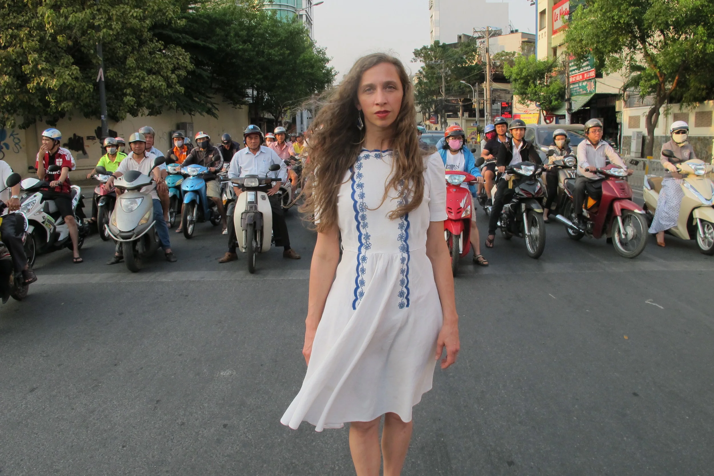 Emily as "Alice", Ho Chi Minh City, 2015