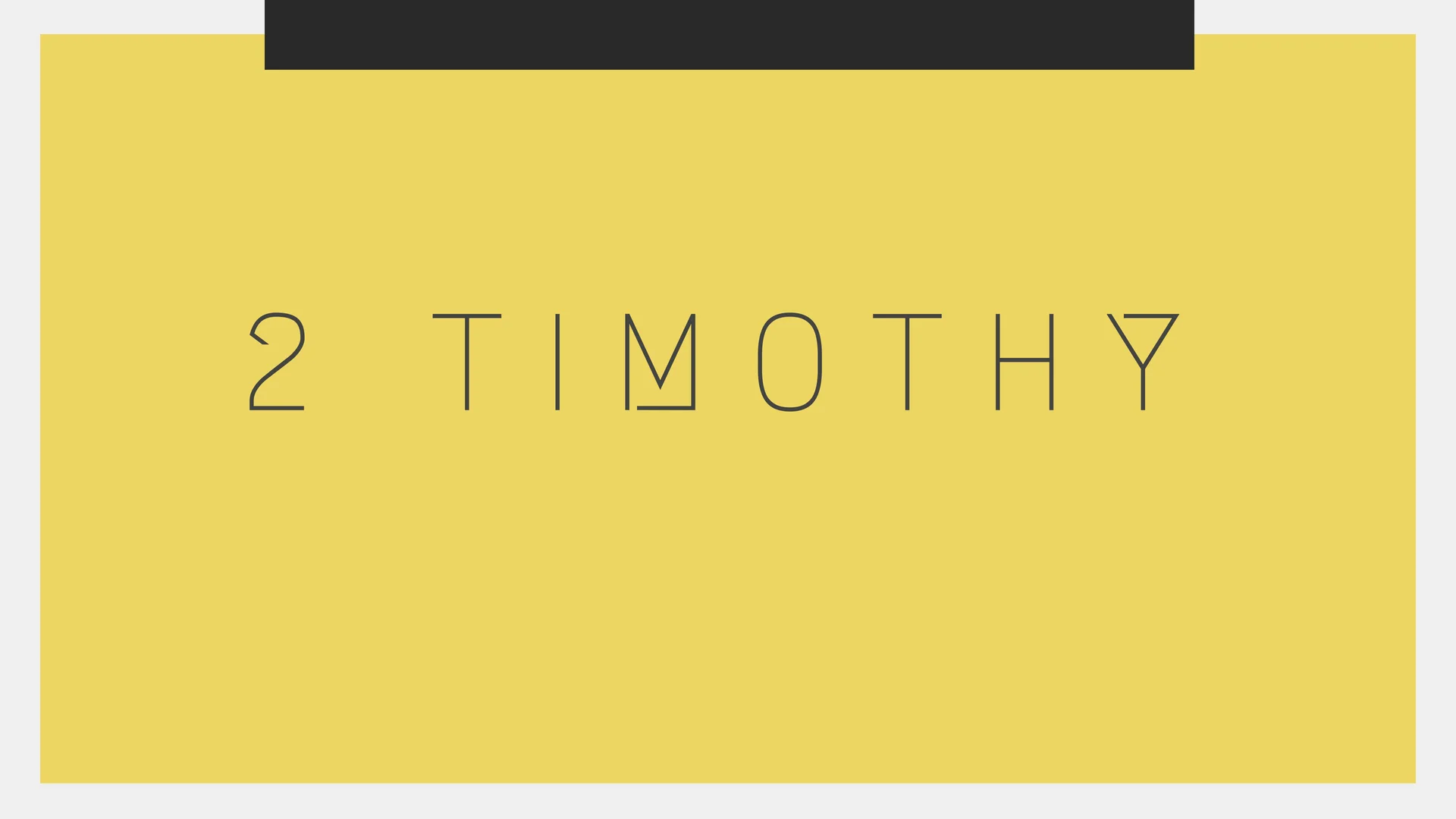 2 Timothy