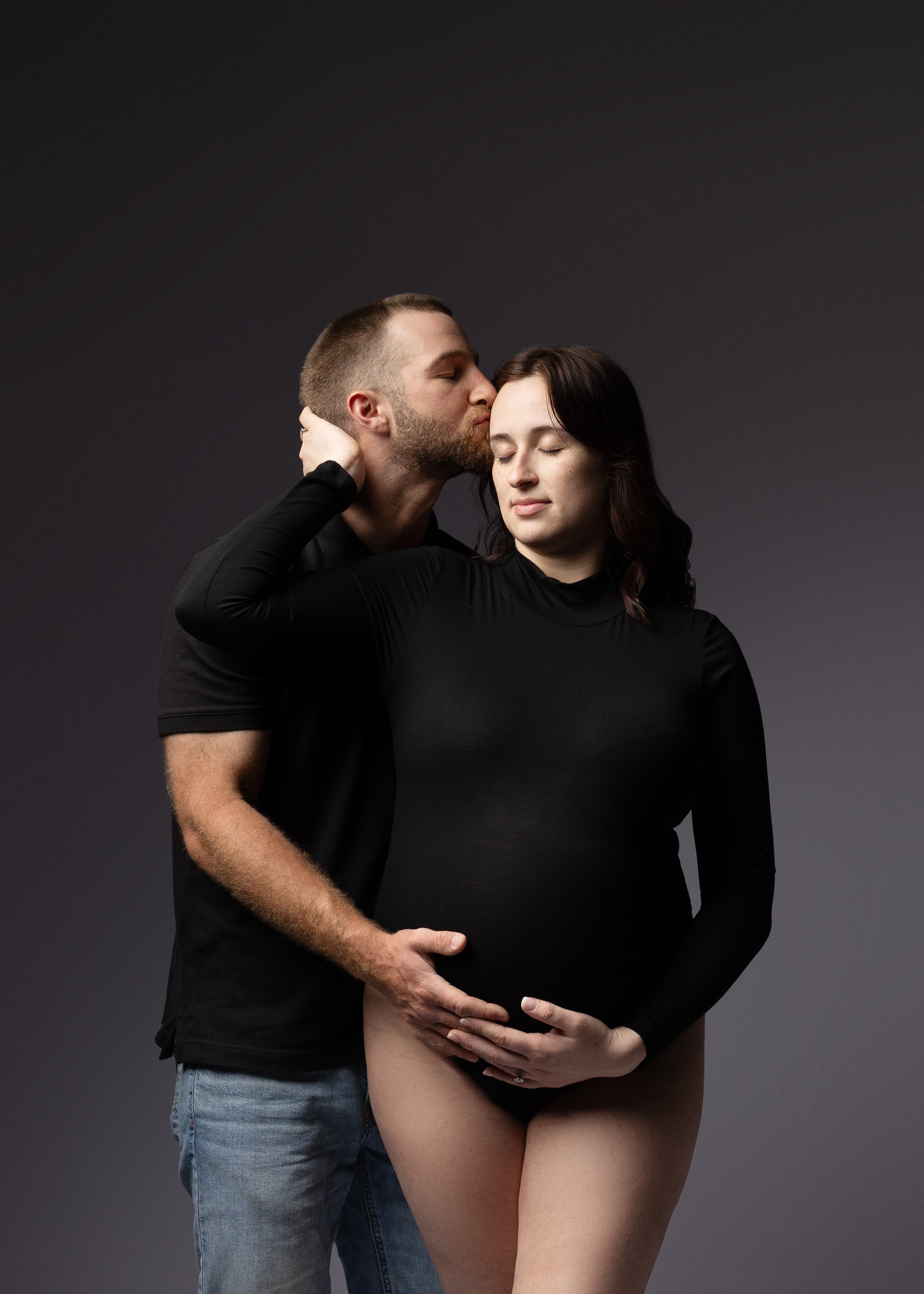 A New Chapter Begins | Studio Maternity Photography for Hunter Army Airfield Military Families