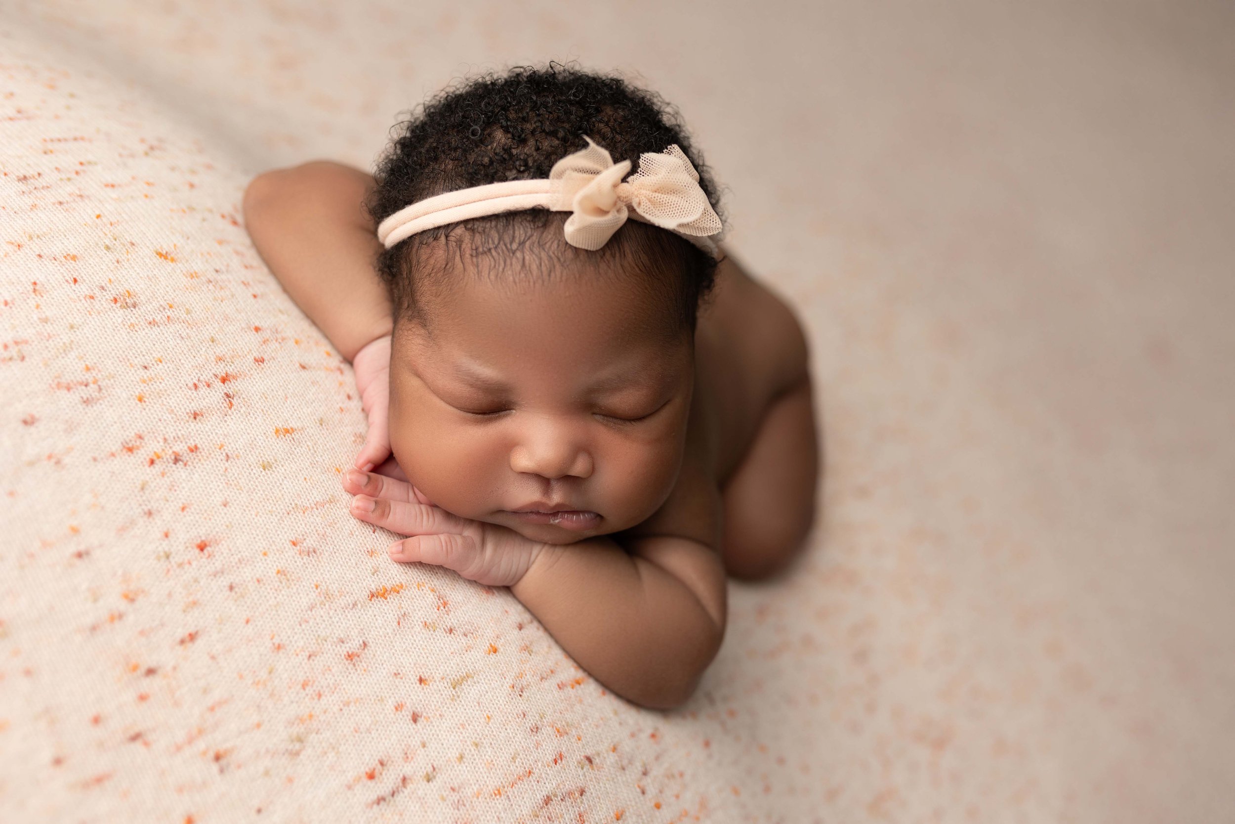 Beautiful sleeping angel newborn photography Statesboro Georgia