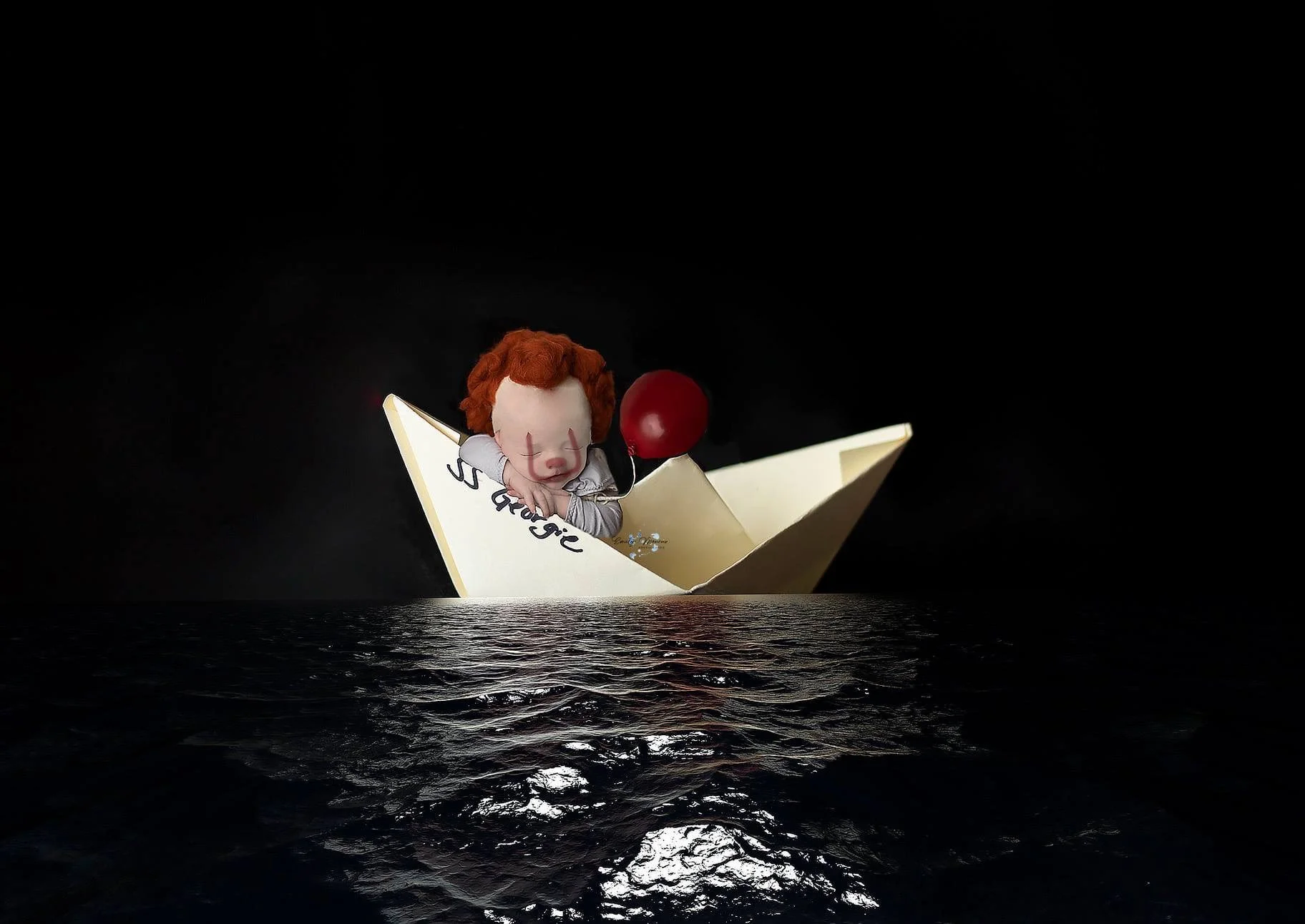 Pennywise on a boat