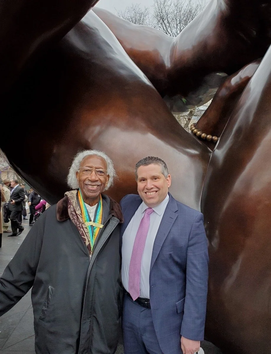 Senator DiDomenico Attends Embrace Memorial Unveiling
