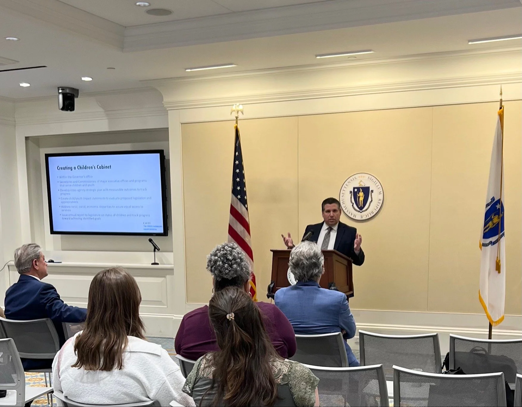 DiDomenico Unveils Bill to Establish a Children’s Cabinet in Massachusetts