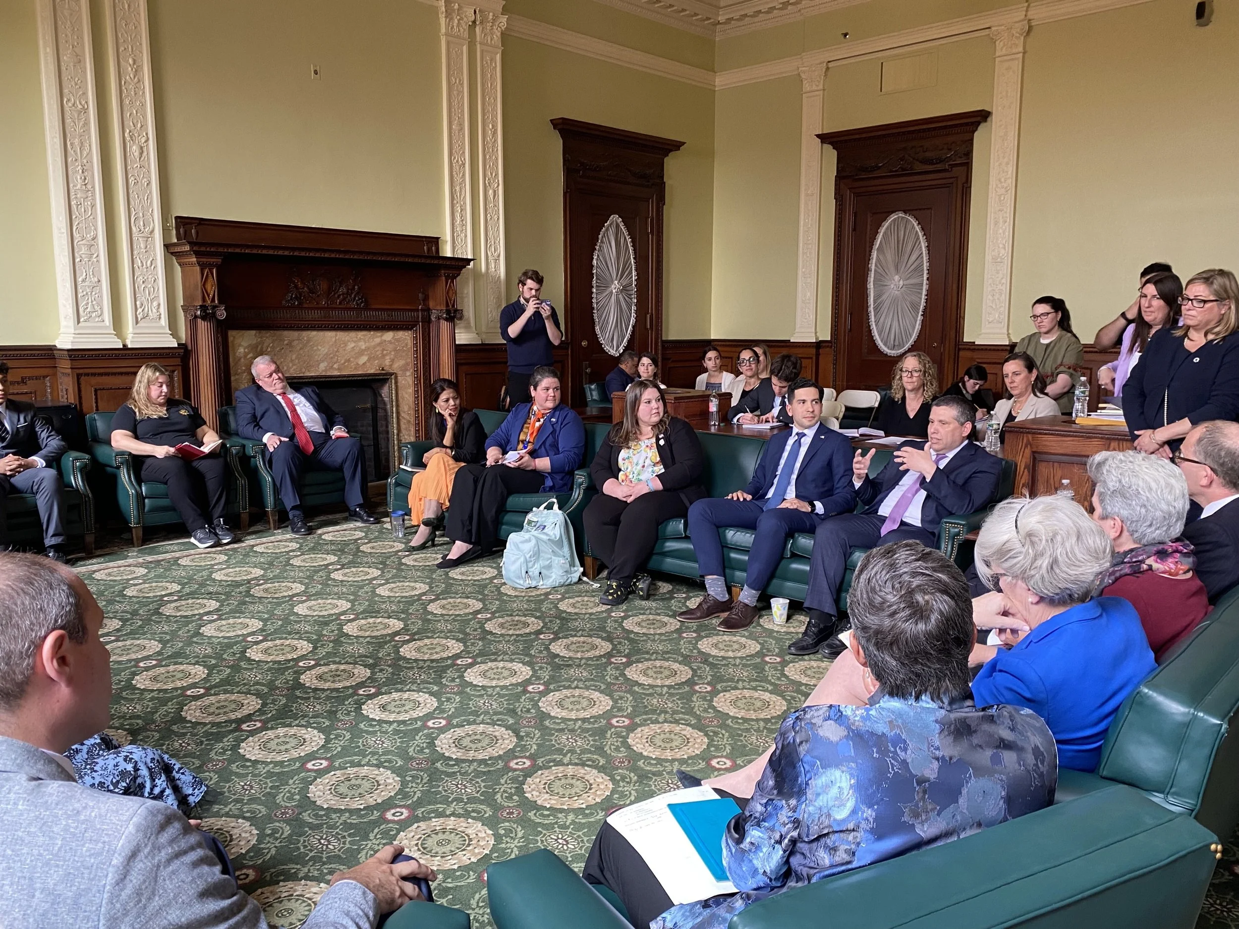 DiDomenico Celebrates Universal School Meals with Federal Food Official and Statewide Groups