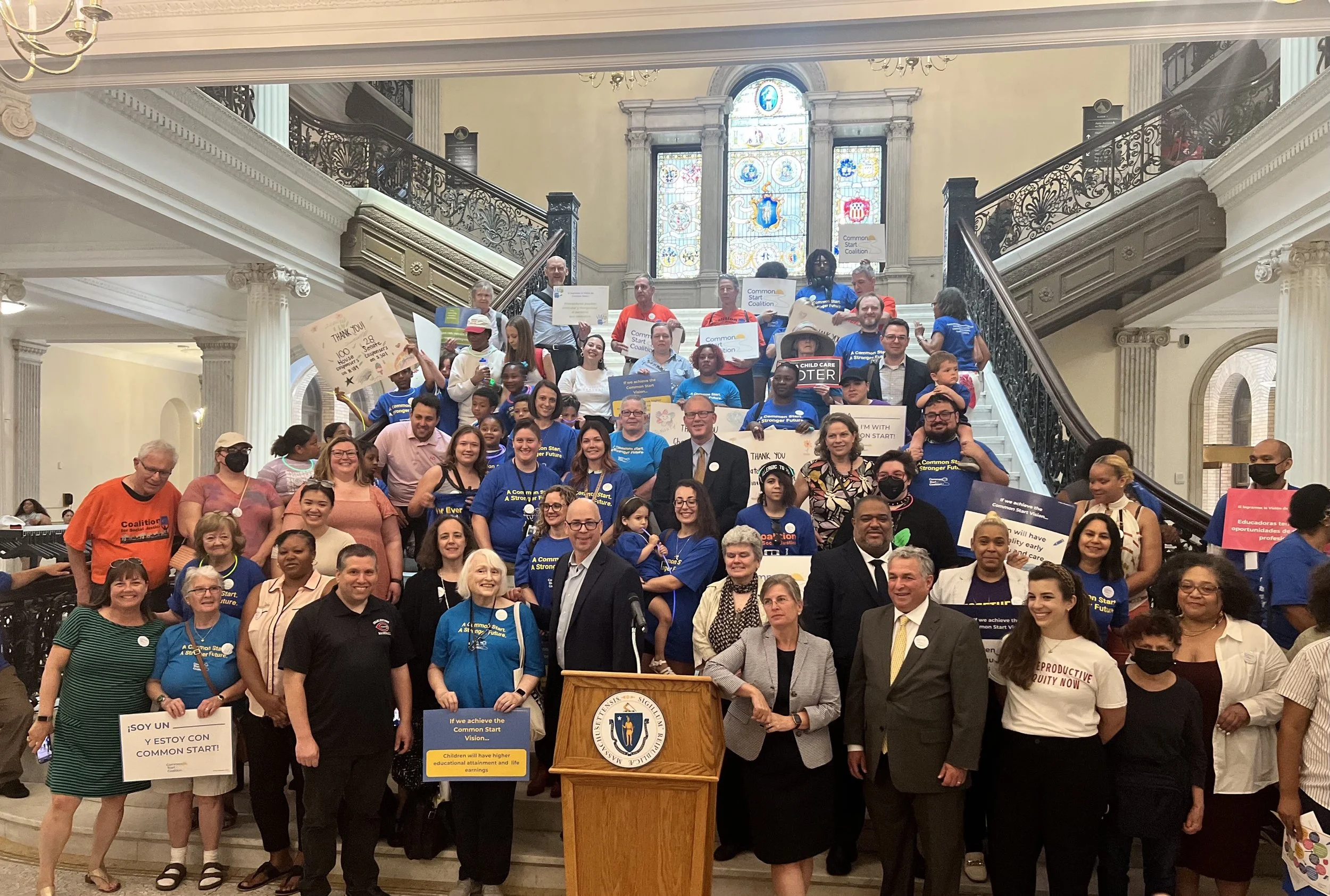 Senator DiDomenico Fights for Early Education Alongside Advocates at State House Rally 