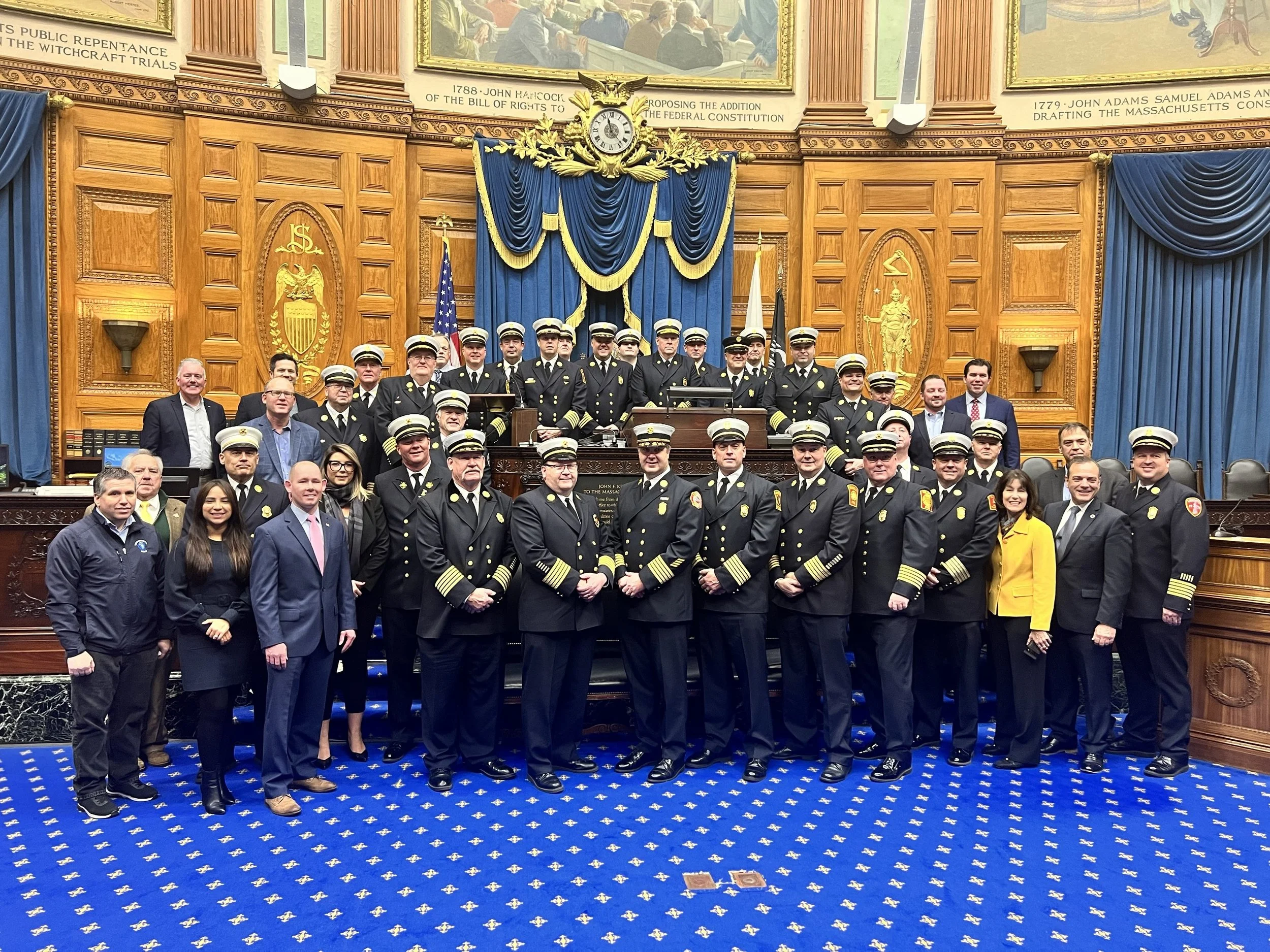 DiDomenico Meets with District Fire Chiefs and Promises Continued Support