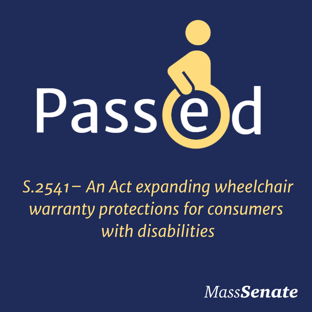DiDomenico and Senate Colleagues Pass Wheelchair Warranty Reform