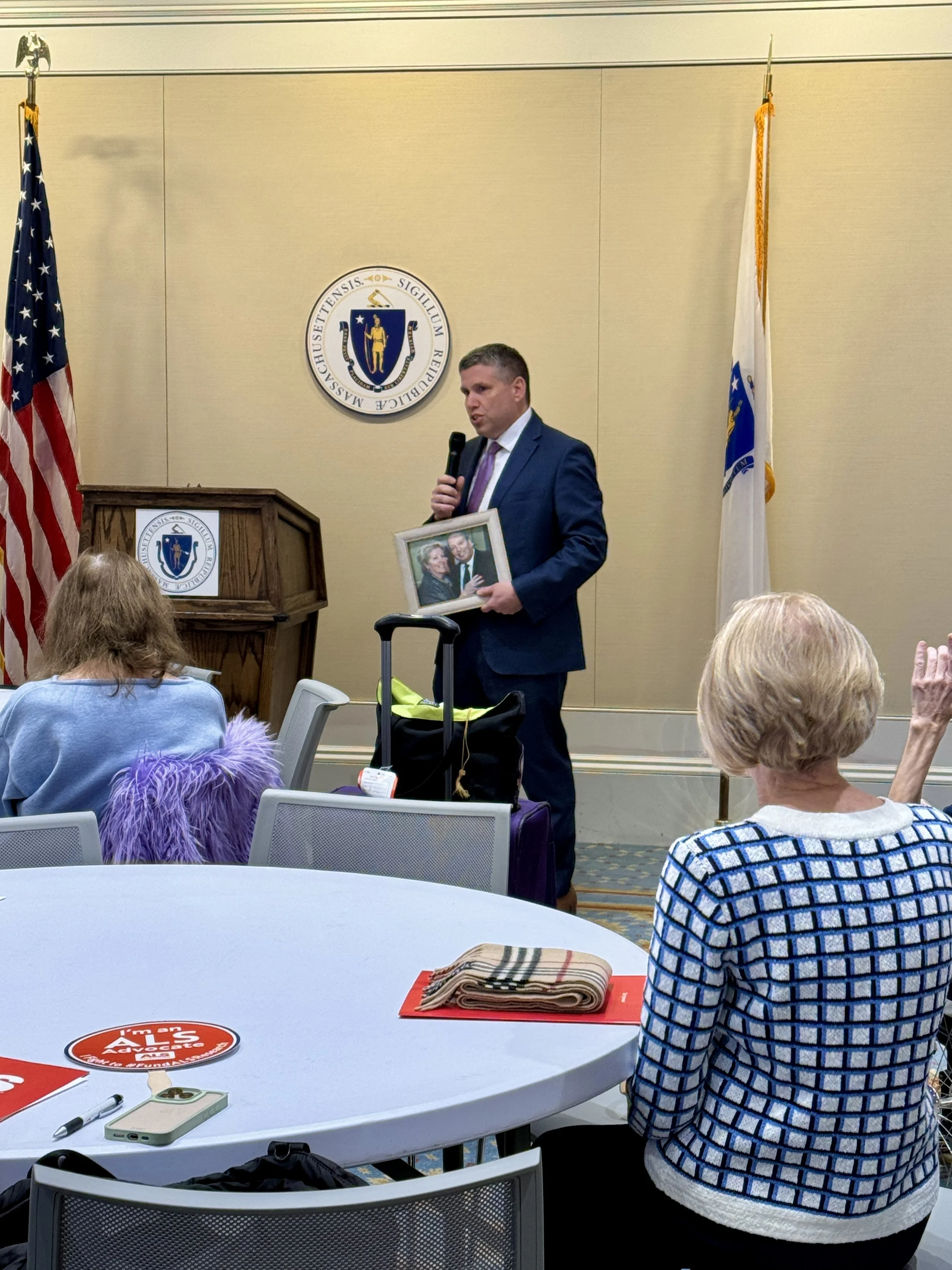 Senator DiDomenico Reflects on Loss and Resilience with ALS Advocates