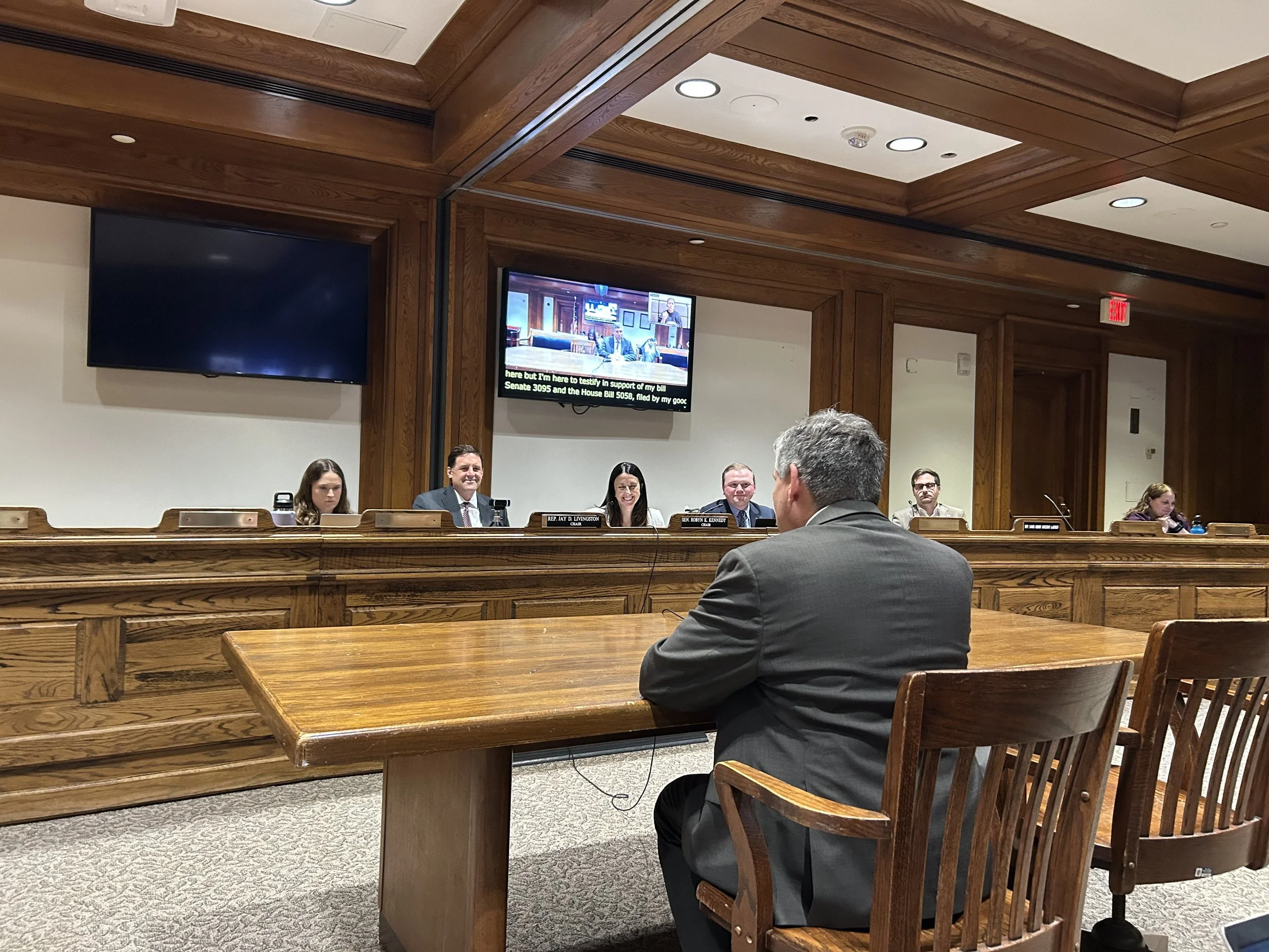 DiDomenico and Decker Testify on Landmark Anti-Poverty Omnibus Legislation