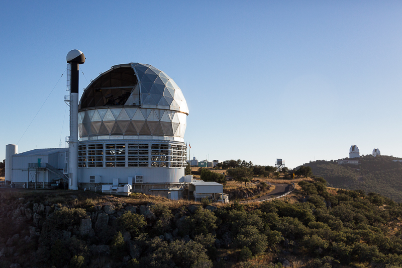 The telescope is the world's third largest of its kind. (Photo courtesy of University of Texas)