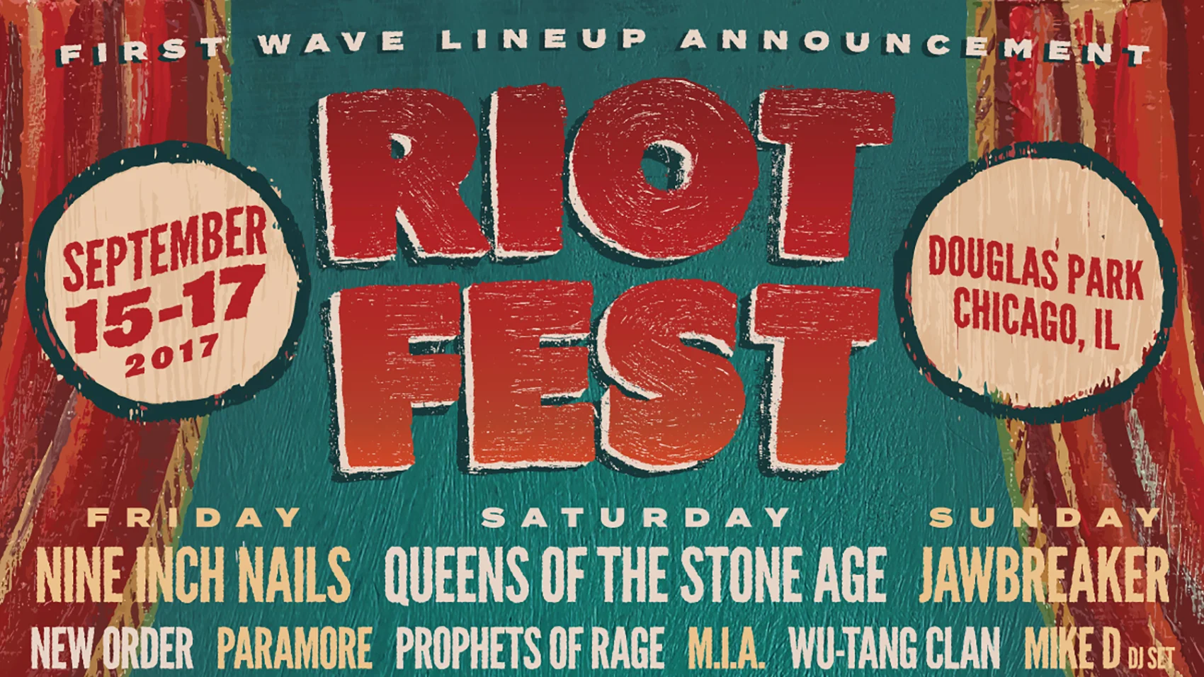 Riot Fest 2017 includes Queens Of The Stone Age and Prophets Of Rage.(Handout)