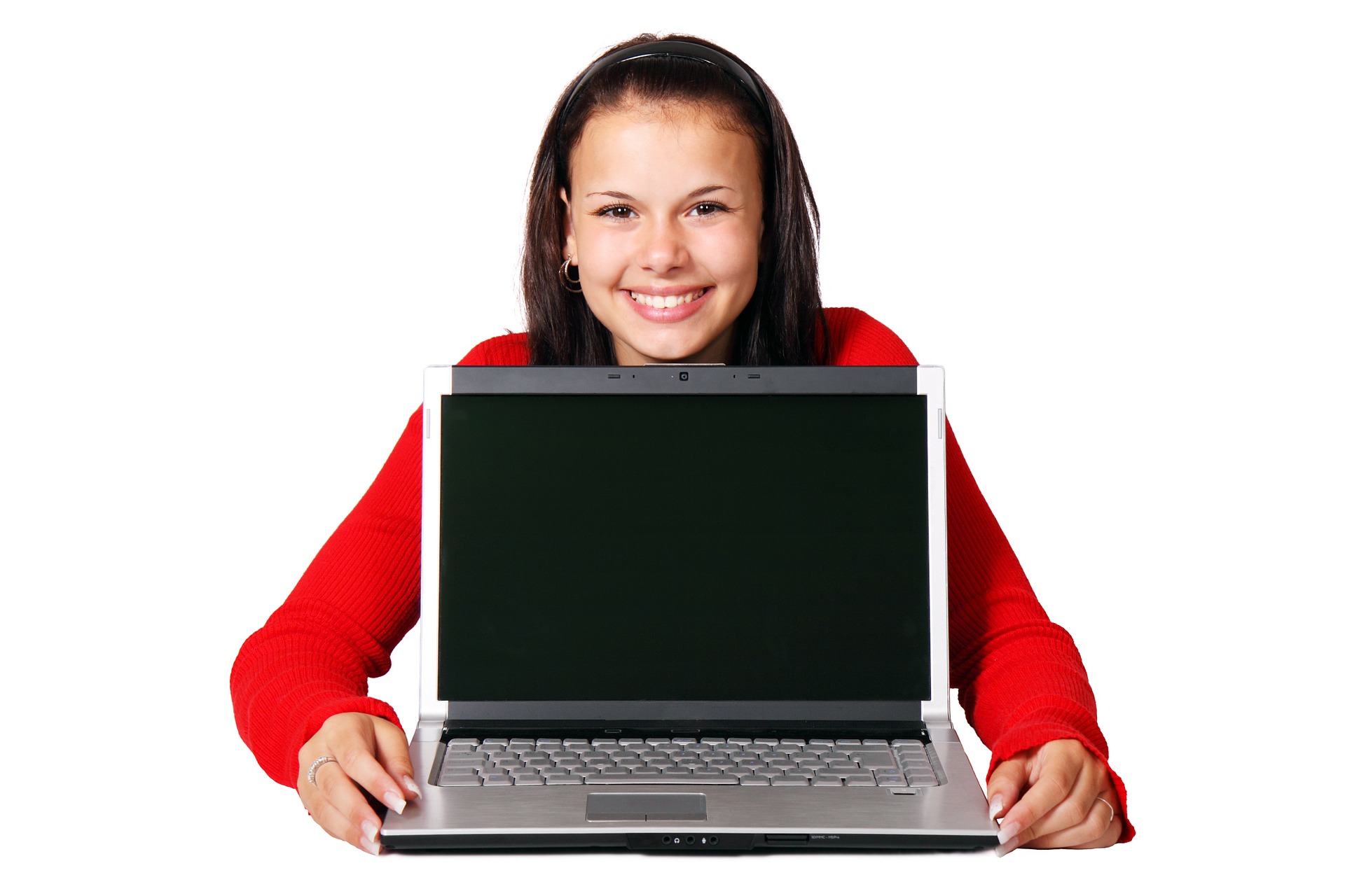 This is neither me nor my computer, but the picture was too cheesy not to include. And look at her fingernails—how can she even type with those shovels?!? Then again, I have the same length nails as I did when I was four, so who am I to judge? I never gained the skill of having long fingernails, I poked myself too much. One more thought: she looks about twelve yet has an elaborate French manicure— how will she be able to play pickleball in middle school gym with those things? Now I have written more about this picture than my actual blog post. And it's more interesting too... 