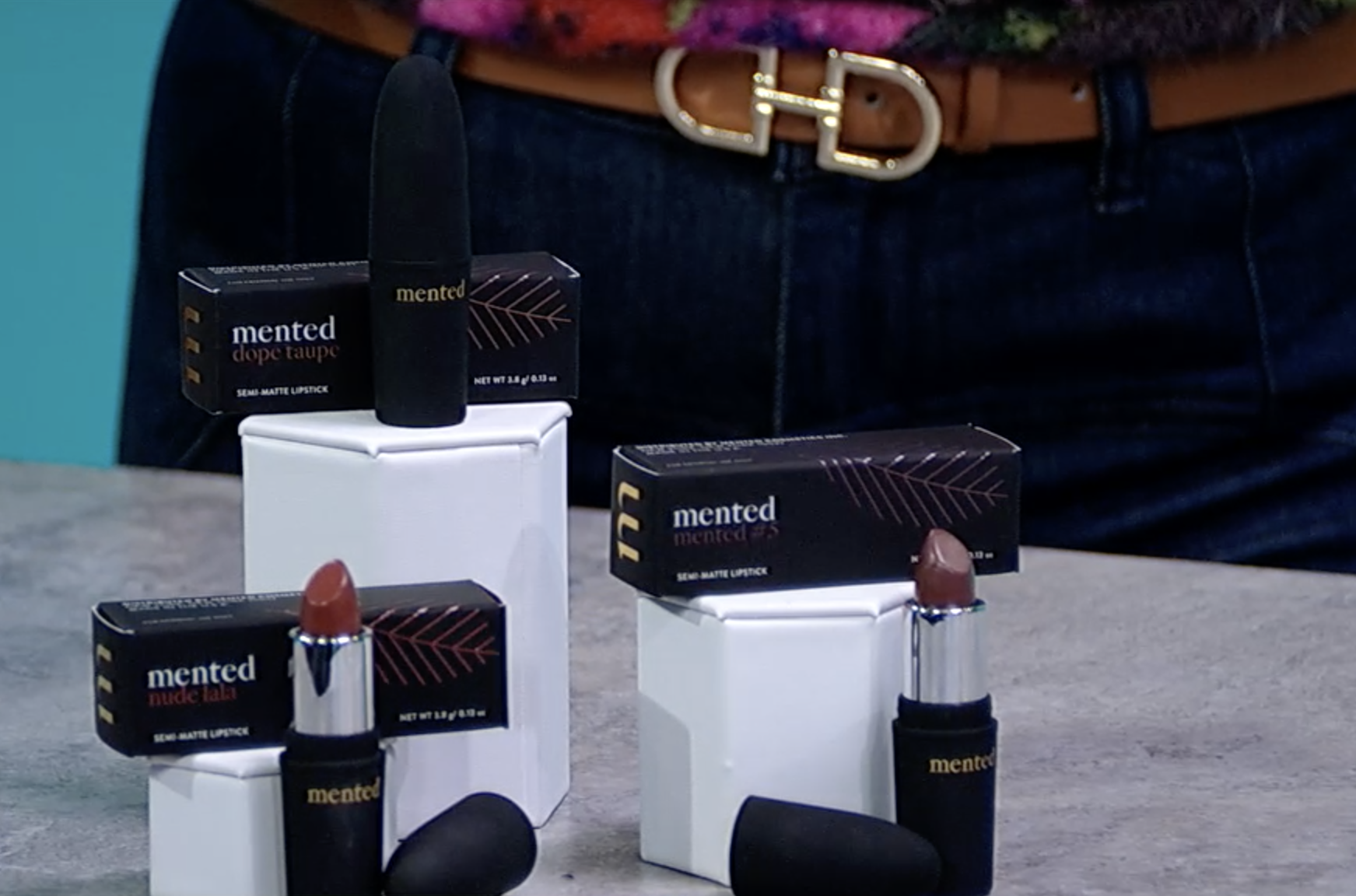Perfect Nude Lips with Mented Cosmetics.
