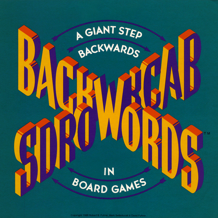 Backwords Board Game