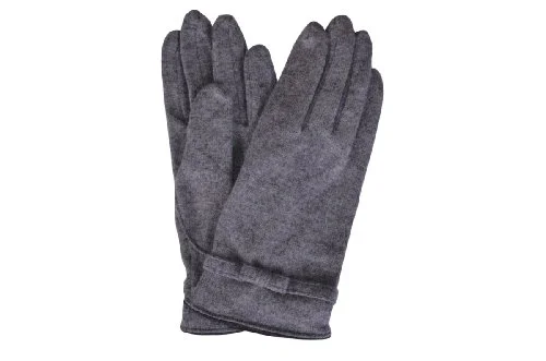 Grey Jersey Wool Gloves | Bags & Arts