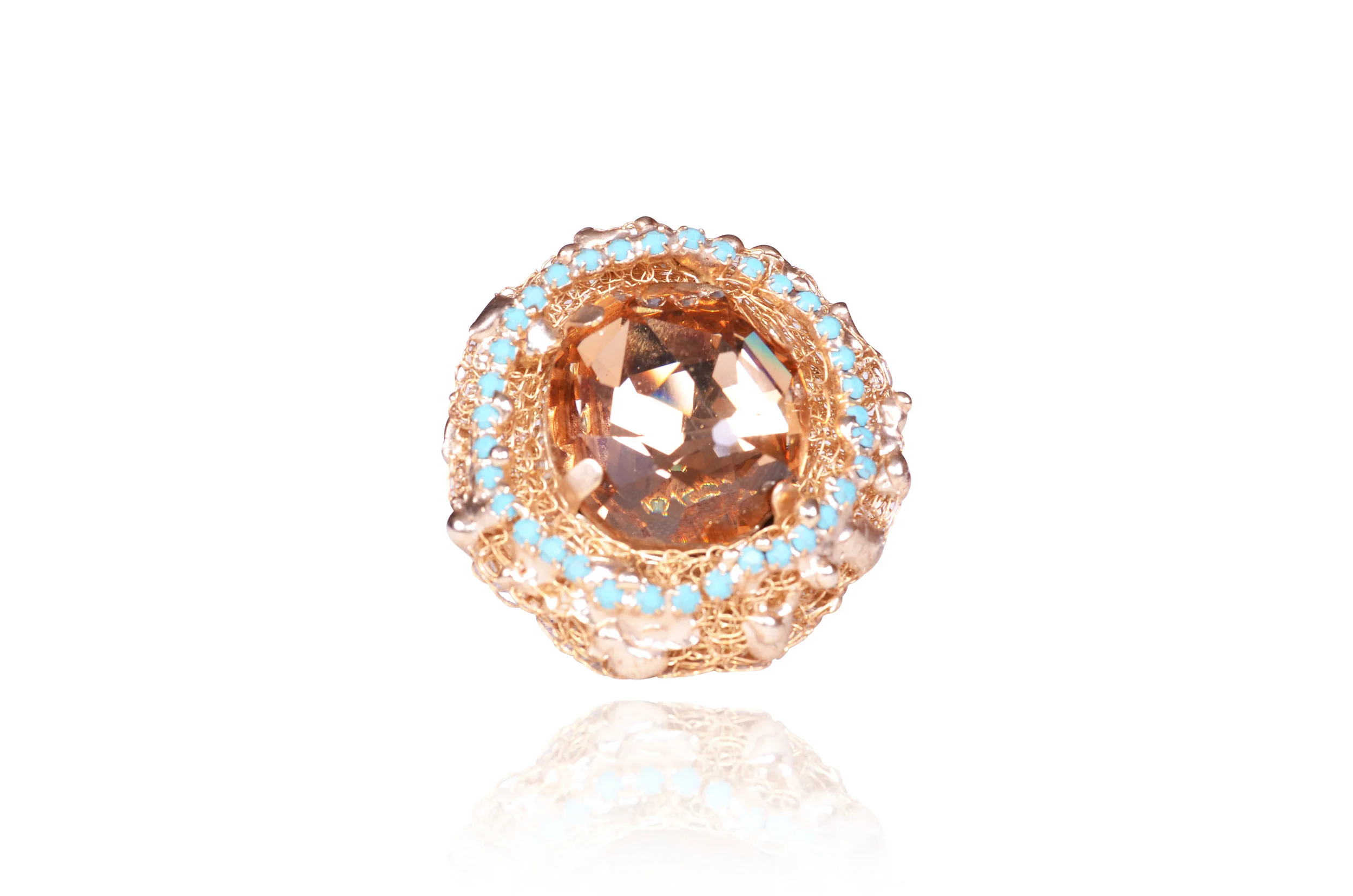 Swarovski Stones Ring | Bags & Arts