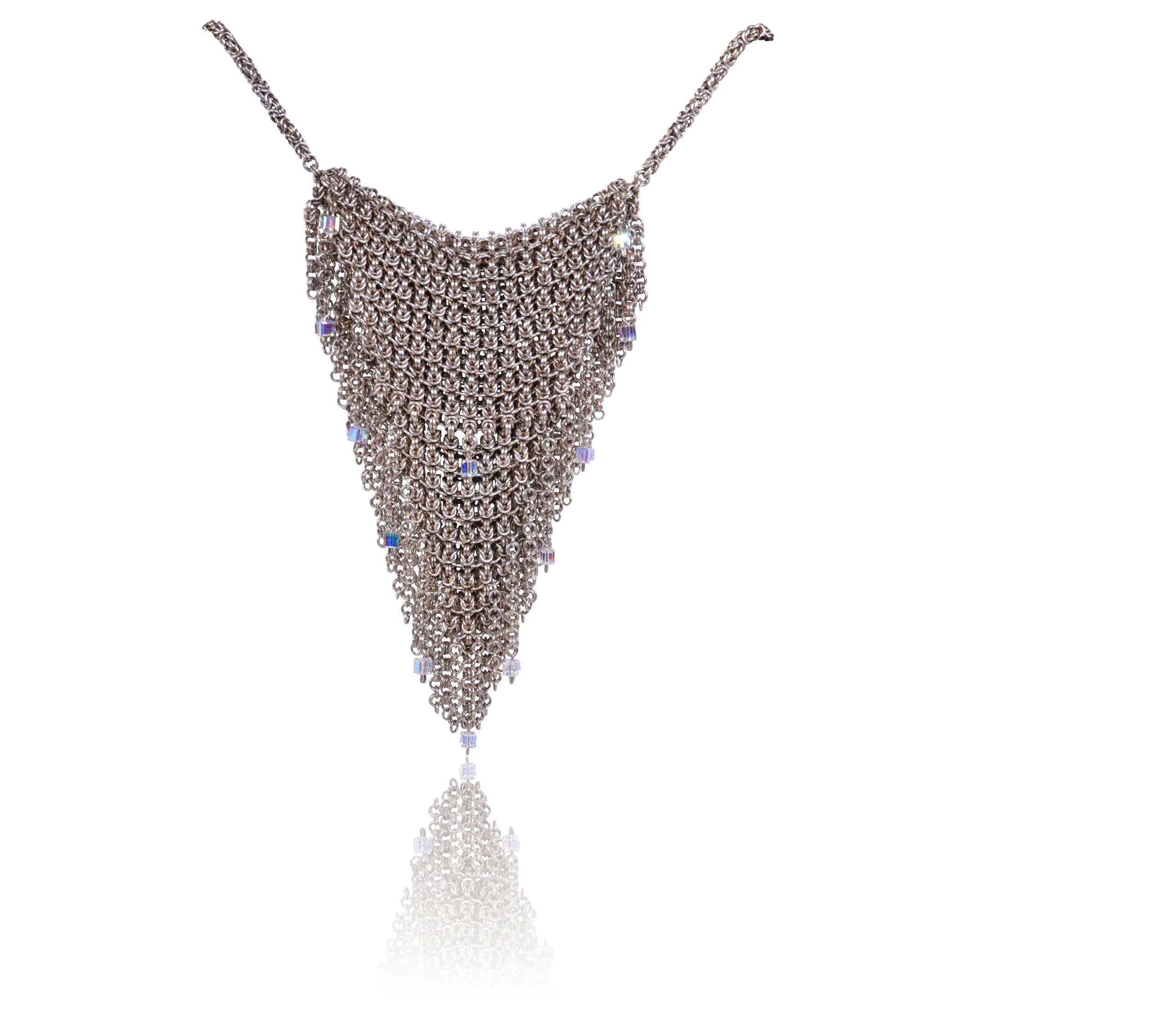 Casta Diva Handmade Mesh Purse Pendant UK | Bags & Arts