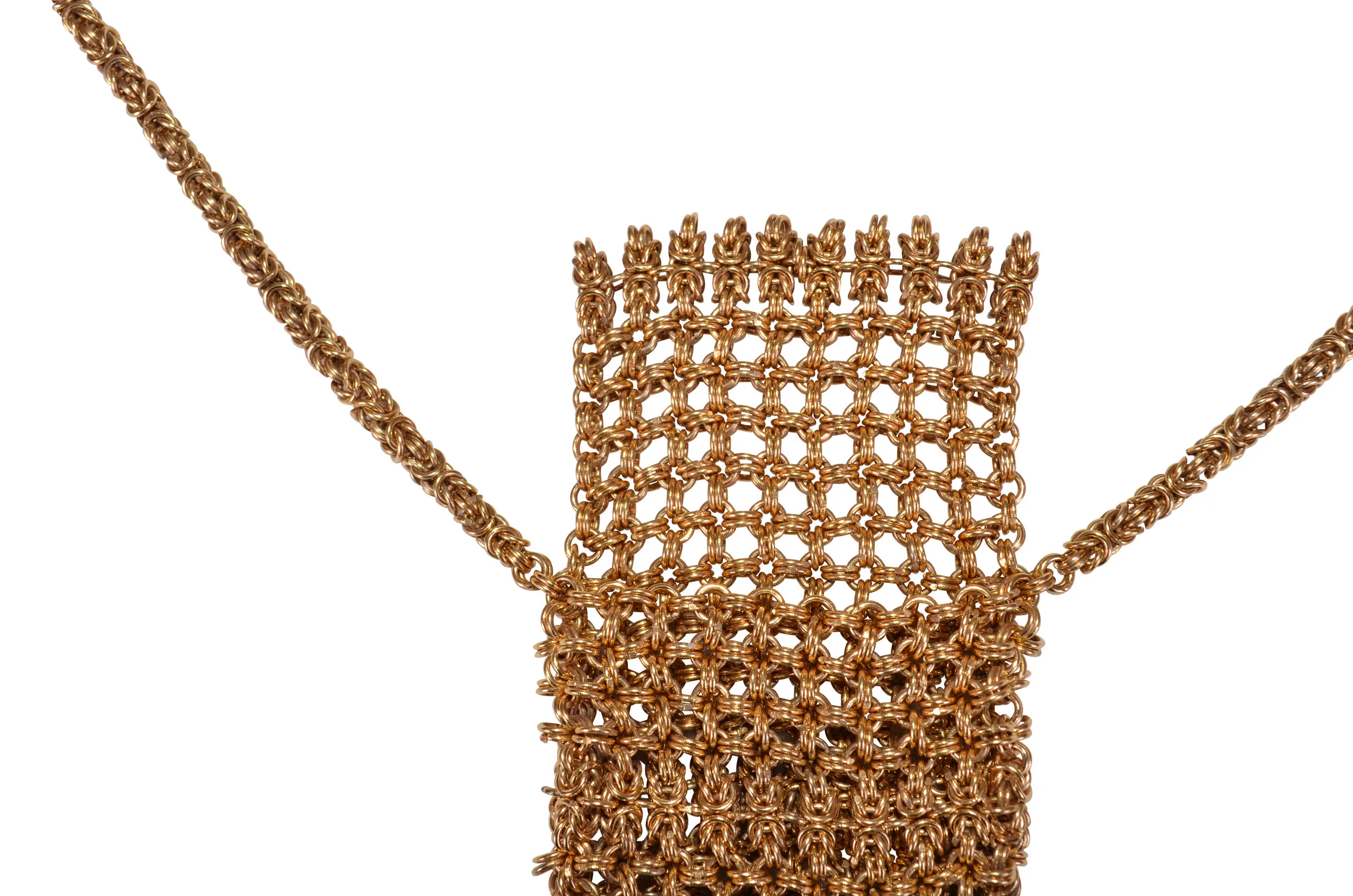 Gold-Plated Byzantine Chain Mesh Purse UK | Bags & Arts