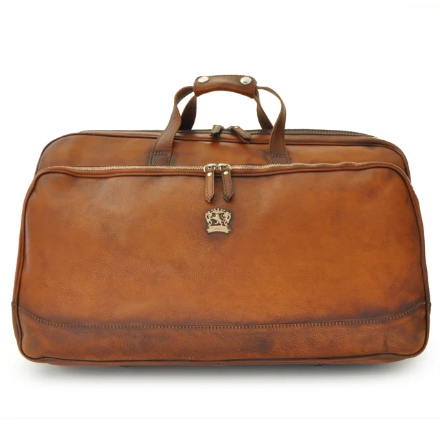 Luxury 'Transiberiana' Leather Travel Bag