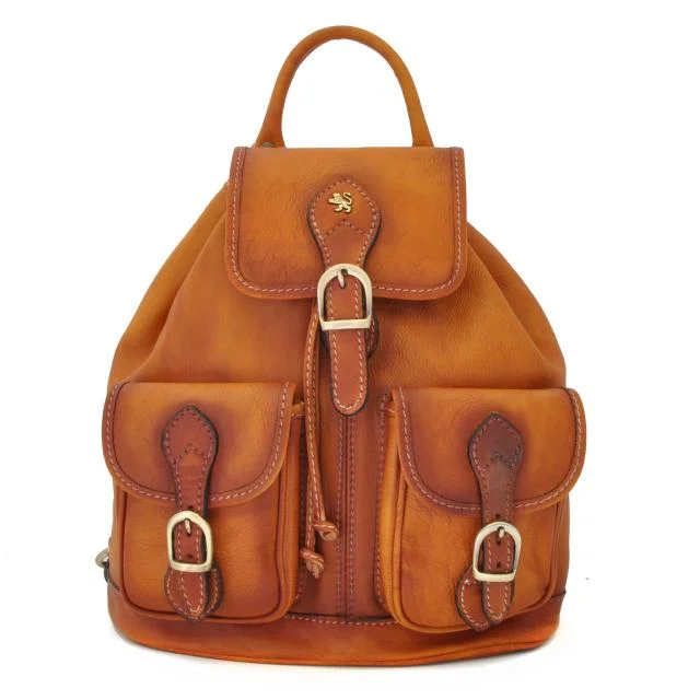 pratesi leather backpack