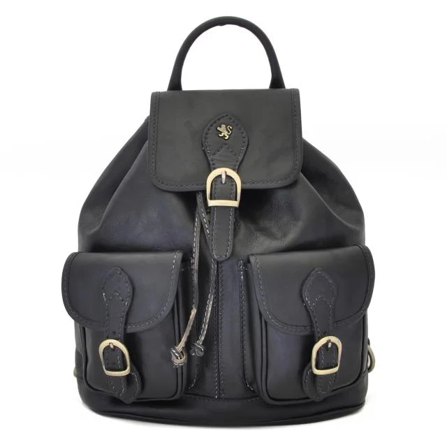 pratesi leather backpack