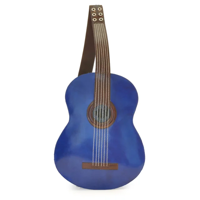 RBL434_1 PRATESI Da Filicaja Blue Leather Guitar Backpack - Luxury Italian Leather Backpacks.jpg