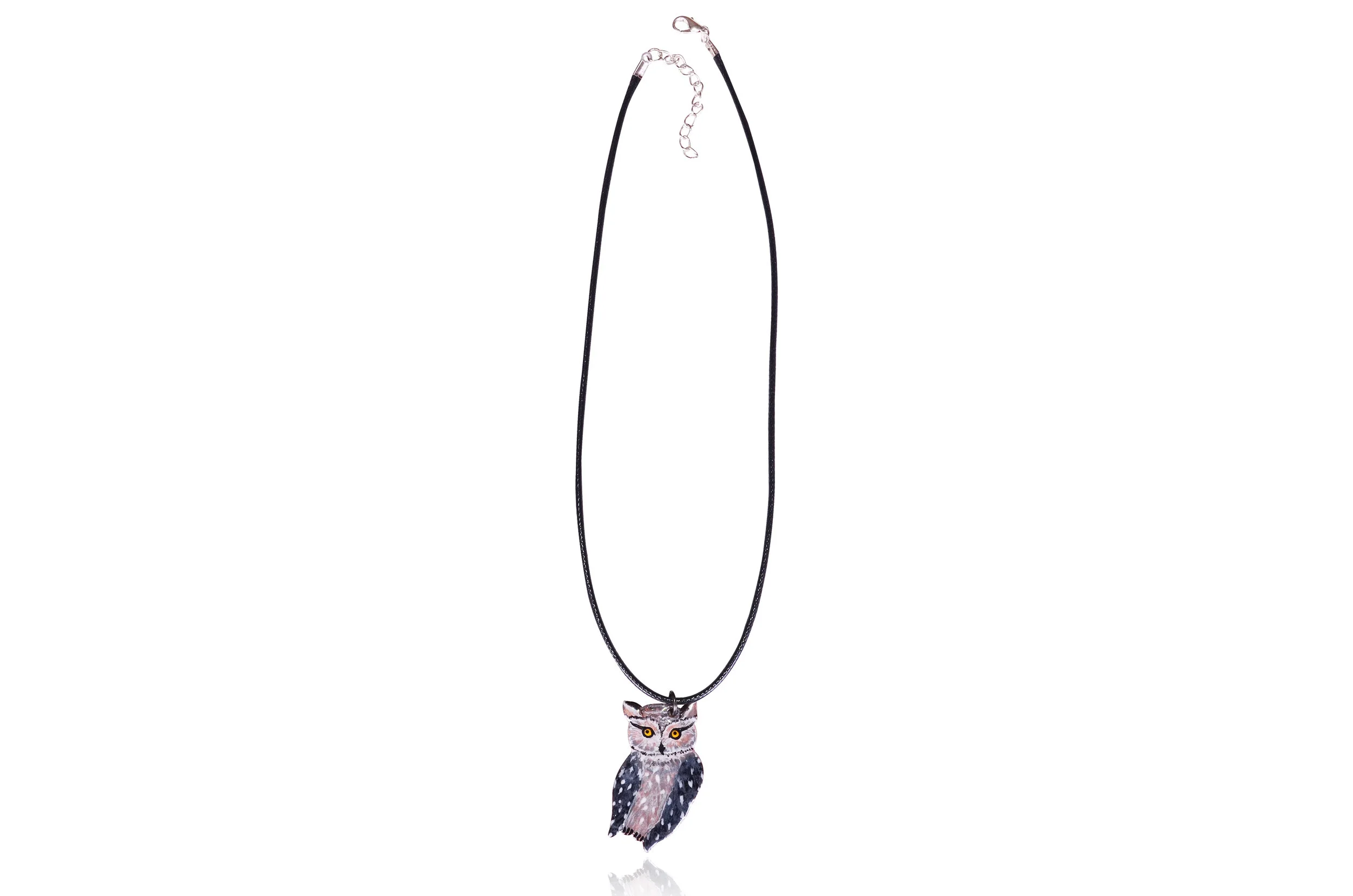 Italian grey fine enamels pendant - Bags & Arts