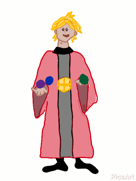 Since I had taught myself to juggle earlier in the year, I wanted to see how well I could do creating a simple juggling animation for my character. I found a new app, PicsArt Animator, so this time, I drew a static body in Sketch, and tried out the facial expression and tosses animation in PicsArt for the first time. Not bad. And kinda funny that the hands don't move.