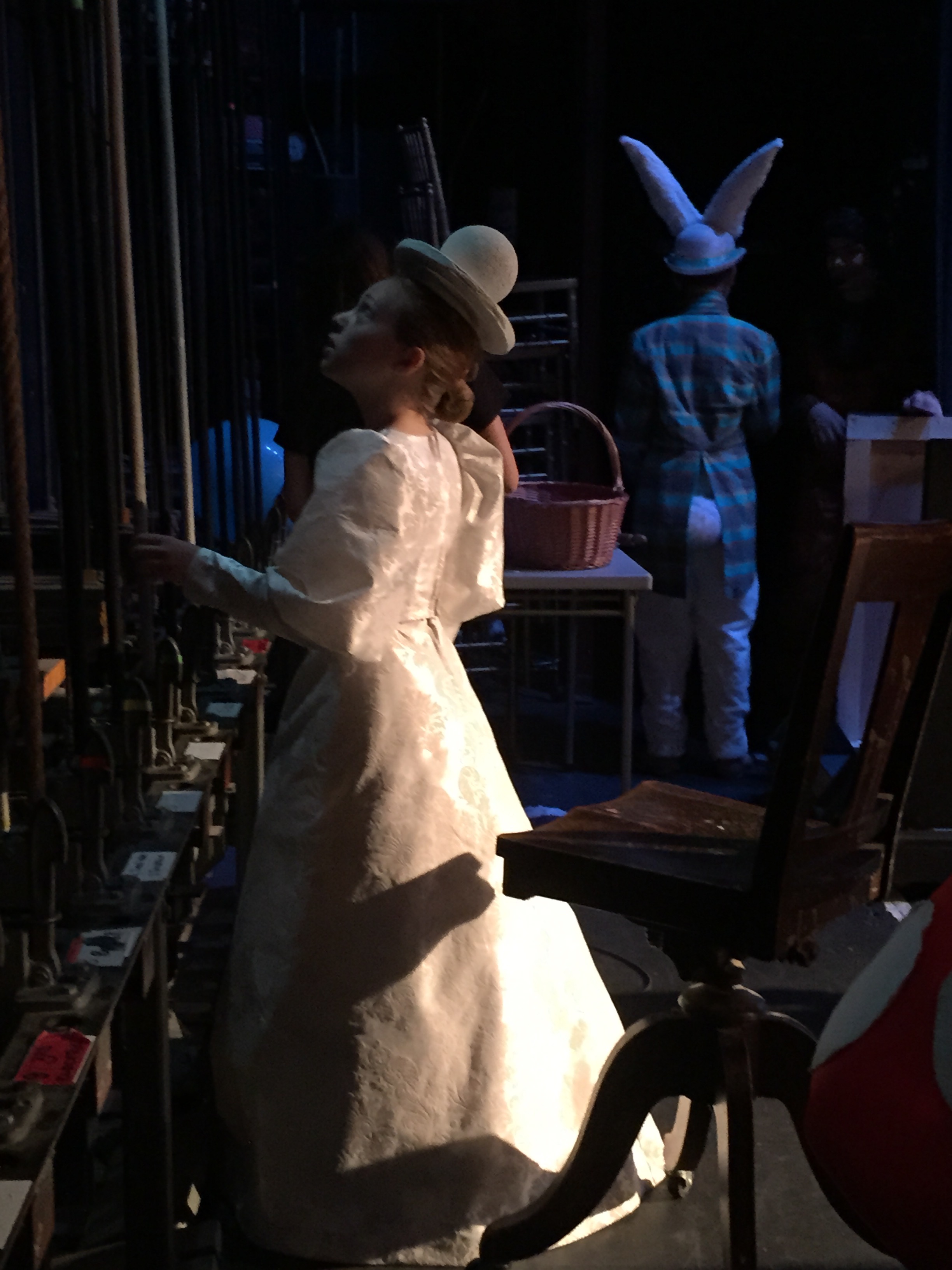 Chess Piece and Rabbit, Backstage