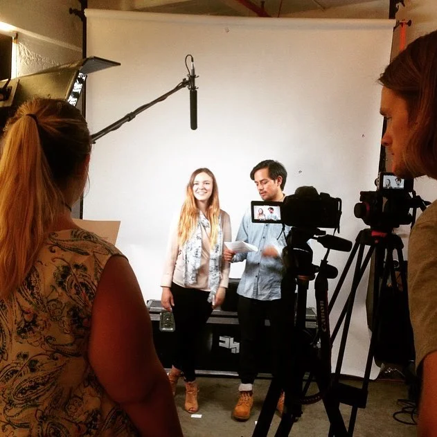Sonia, crew promotional filming