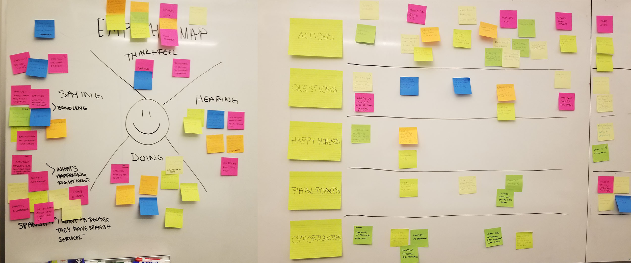 User Research and Pain Point Identification, Problem Space Familiarization: To start designing an easier way to quote and purchase workers’ comp insurance we started by doing market research, user interviews, and leveraging the years or insurance knowledge available to us from our parent company. I was very unfamiliar with the problem space of insurance coming into this project, and participated in a certification course for property & casualty insurance producers to quickly ramp up my knowledge on the subject (I am a licensed insurance agent for property & casualty lines now). New Process Definition: Representatives and subject matter experts from each department at Cake came together to figure out what info we could get on our own, and what to ask for from all customers, some customers, or drop all together. User Testing & Content Testing: A number of focus groups and surveys had been completed by the product management team prior to me starting at Cake, but I was involved in all user interviews from the time I was hired onward and ran the first user tests with target customers to validate the best flow and format for the quoting tool. I tested 3 prototypes with varying approaches to the UI, and one stood out as the quickest and easiest for users to get through. We did uncover some issues with users being able to understand the question wording and some content around the actual coverages that our policy provided, which we content tested and iterated on to improve over time.