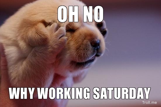 But I'm only working 4 hours, so it'll be okay...right?