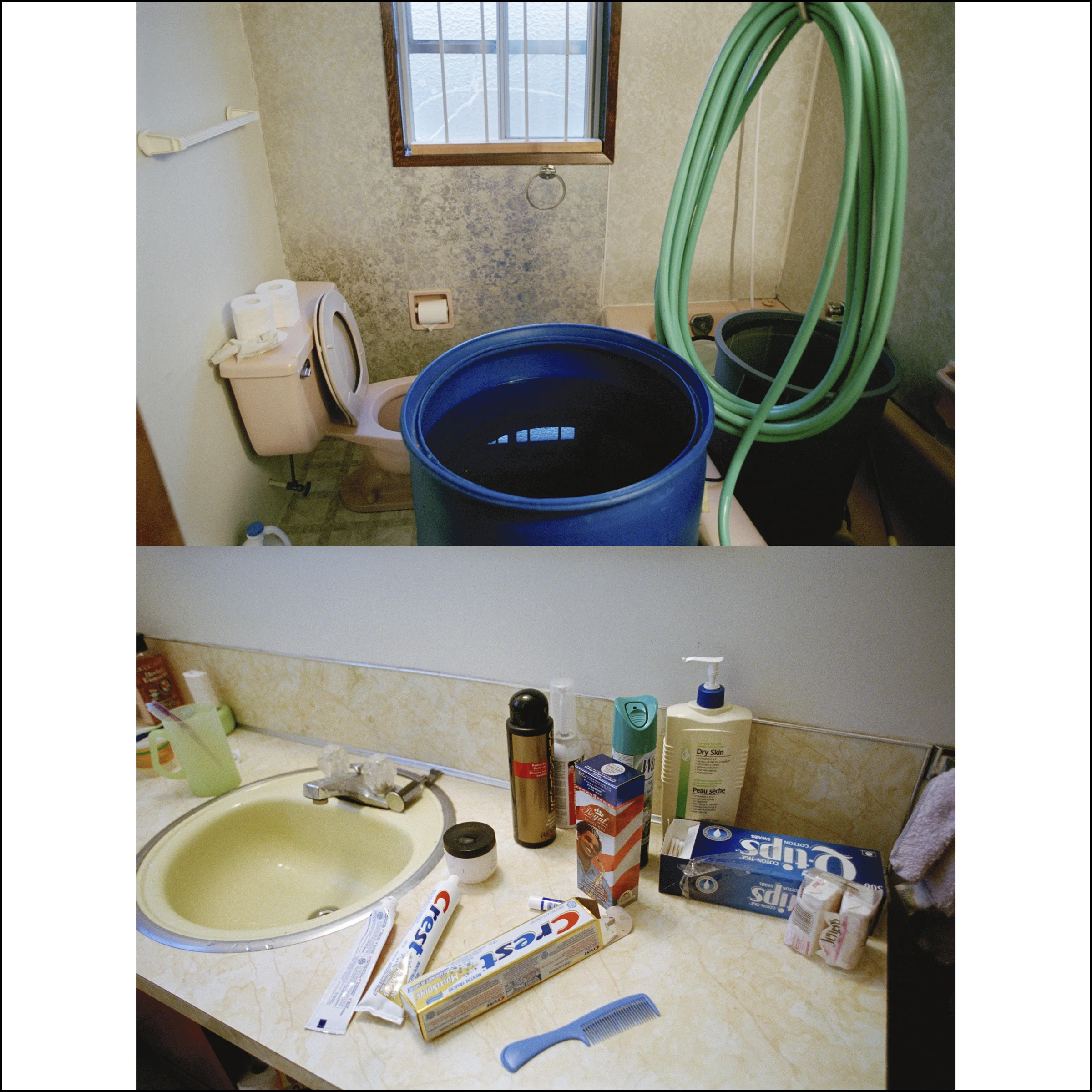 Washrooms I (diptych) , 1999-2001 / UV Laminated Digital C-Print / 20 x 20 inches / 50.8 x 50.8 cm / Ed. 5 + 1 AP