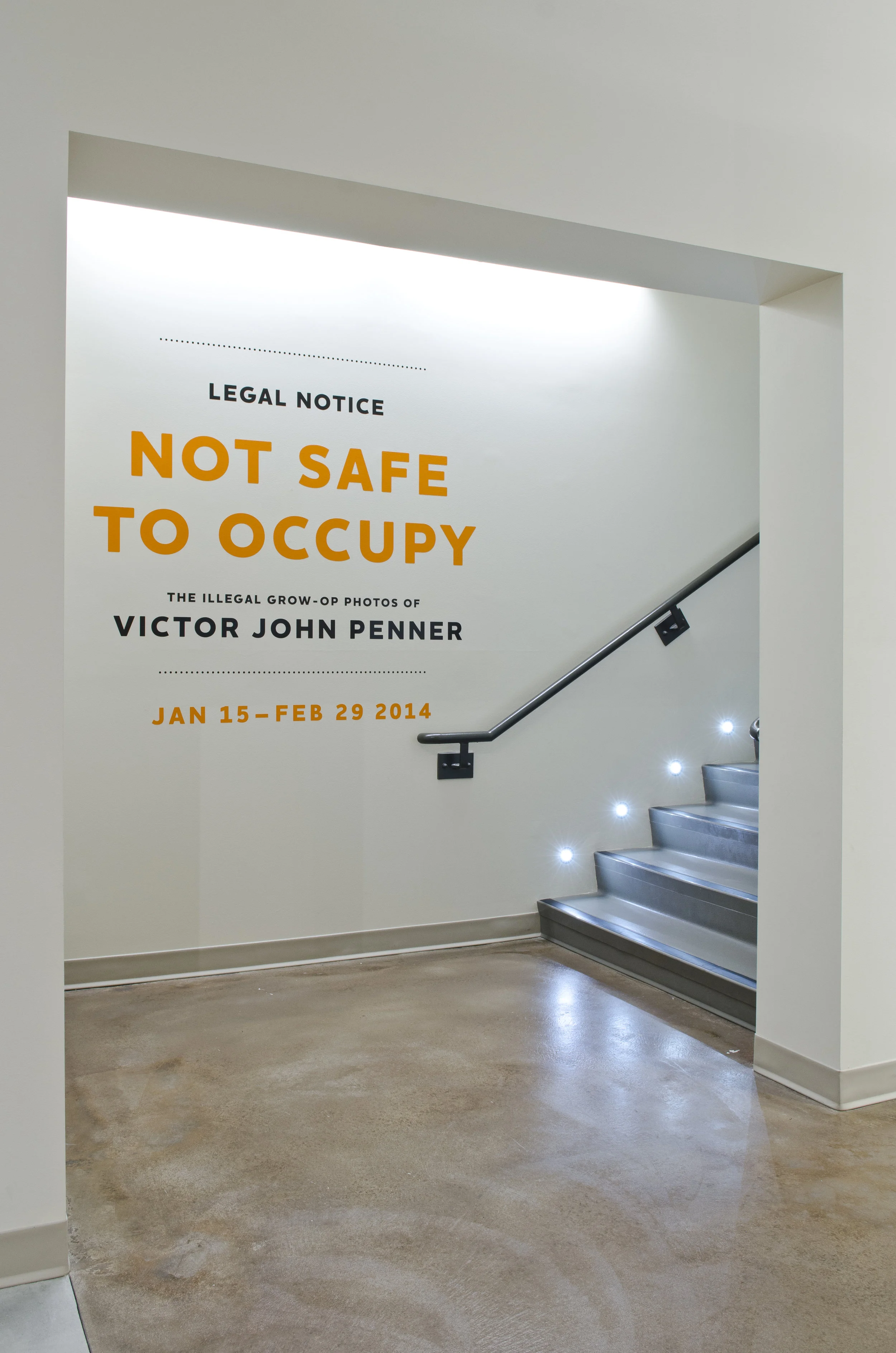 Installation view I / Not Safe to Occupy / The Gordon Smith Gallery of Canadian Art / 2014