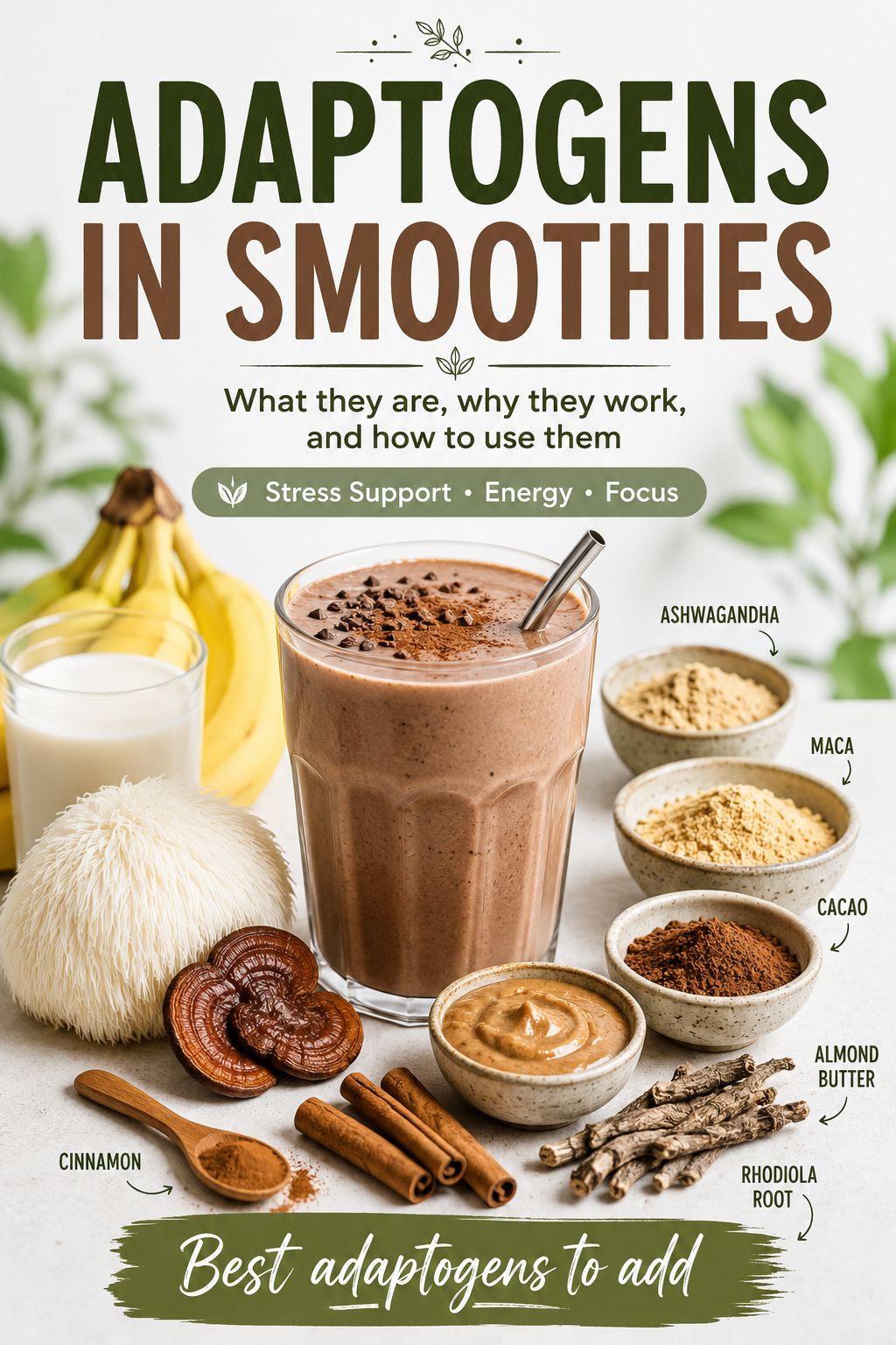 Adaptogens Explained: Why You Should Be Adding Them to Your Smoothie
