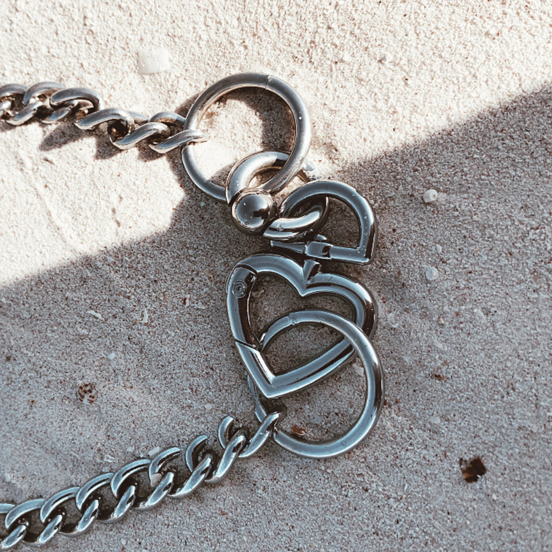 Heart ball &amp; chain chocker ♡
