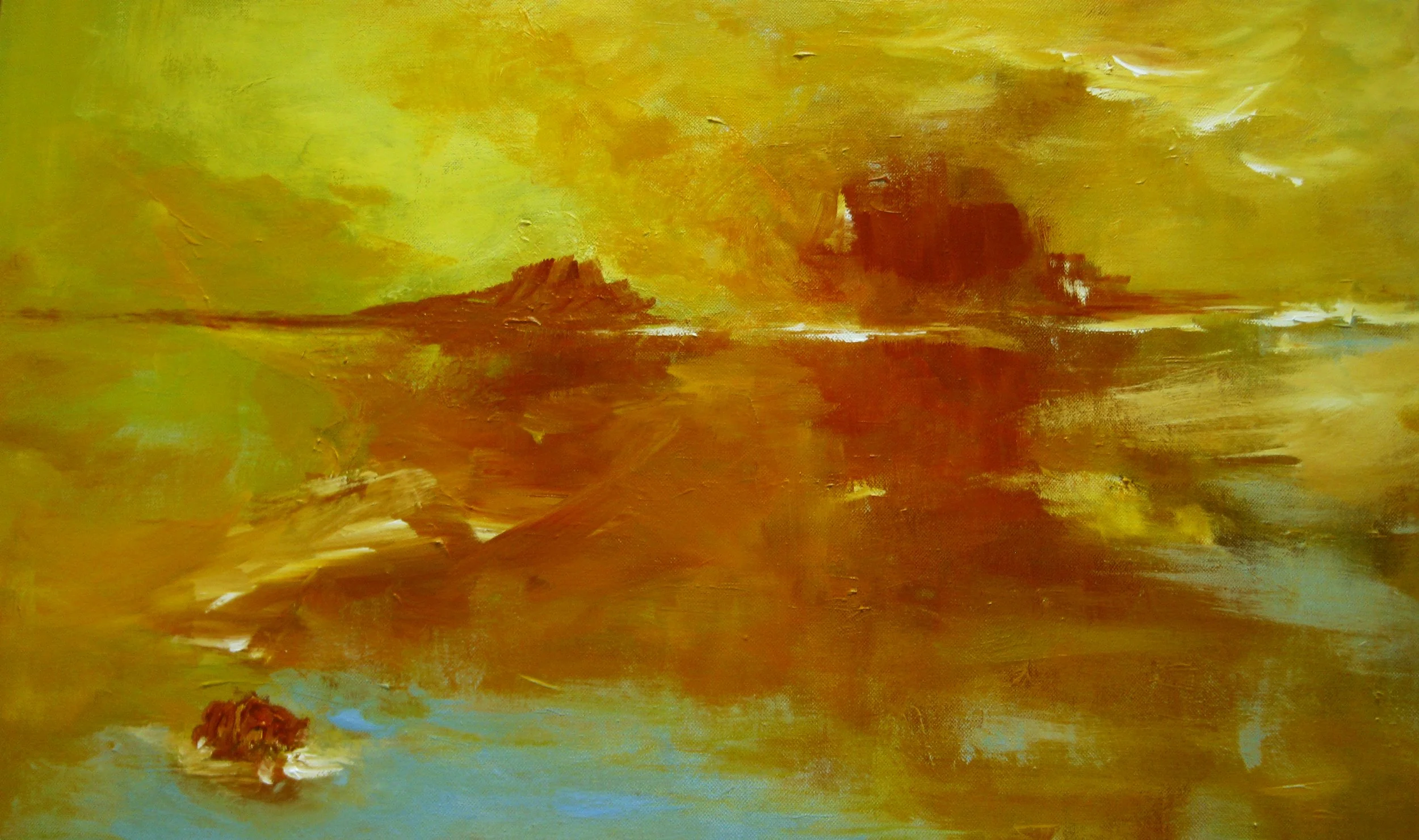  Pulse of the Land - Acrylic on canvas (Private collection) 