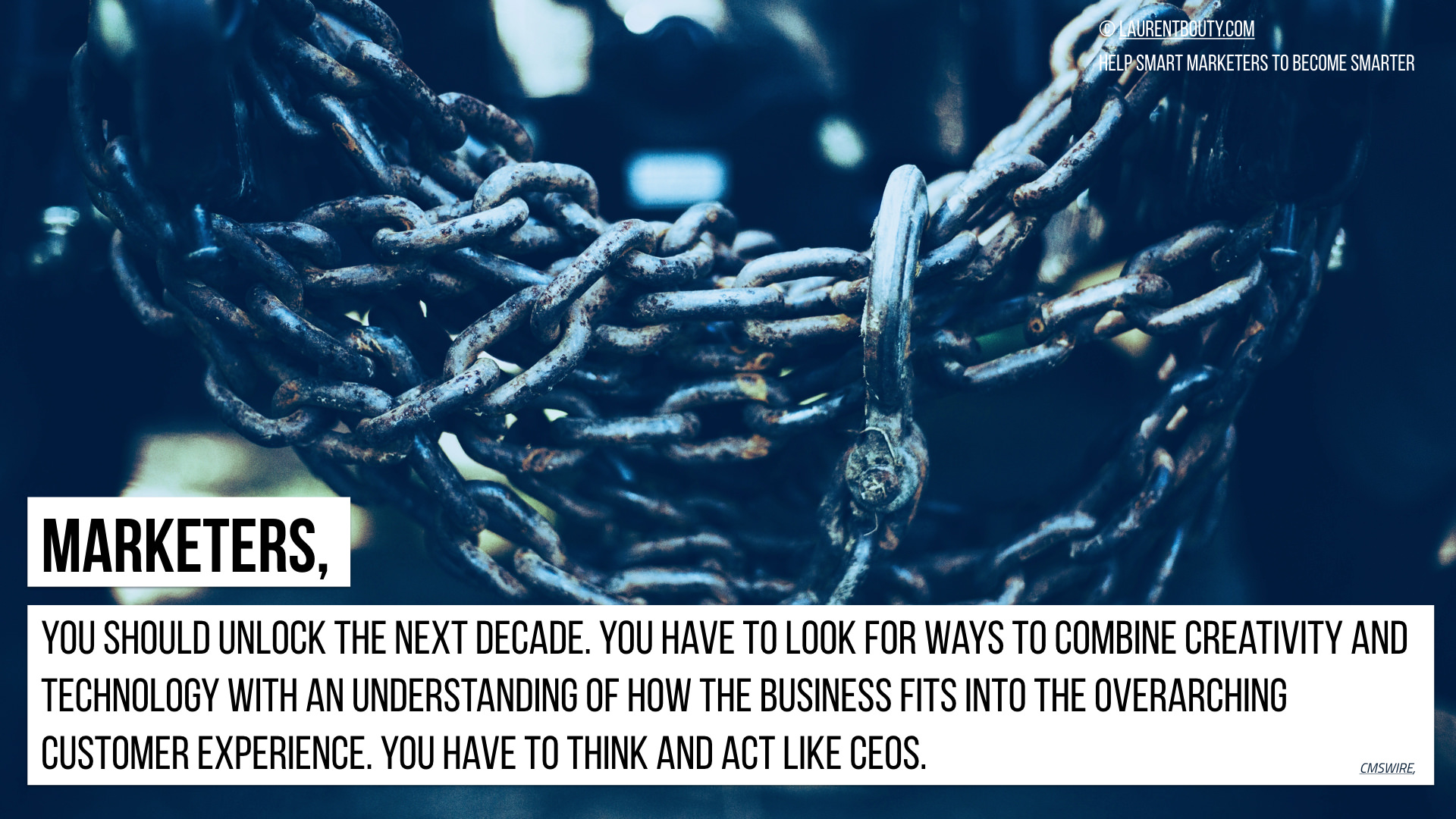 Marketers, You should unlock the next decade