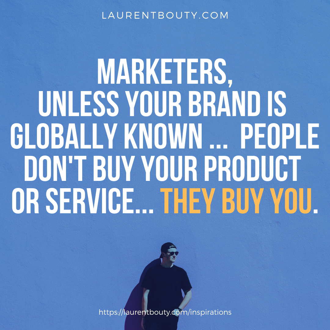 Marketers, they buy you