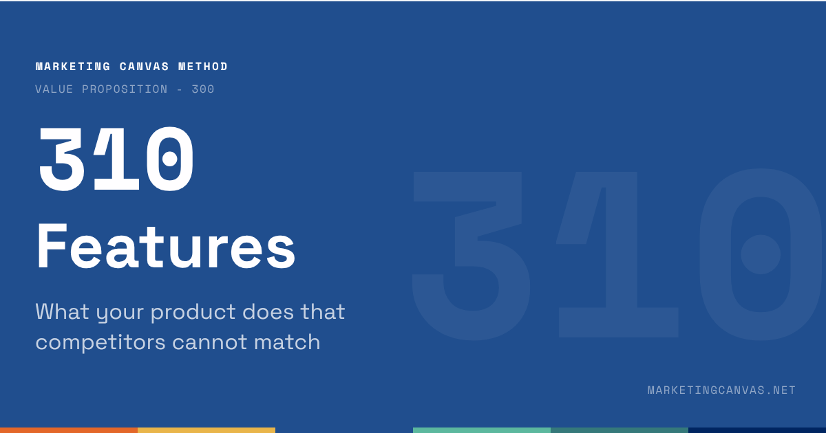 Marketing Canvas - Features
