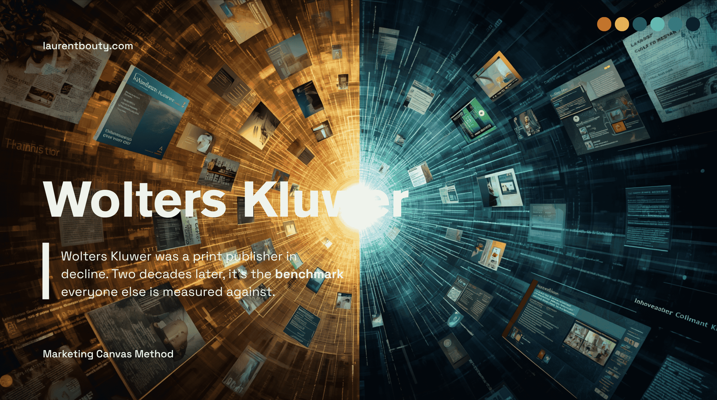 Wolters Kluwer was a print publisher in decline. Two decades later, it's the benchmark everyone else is measured against.