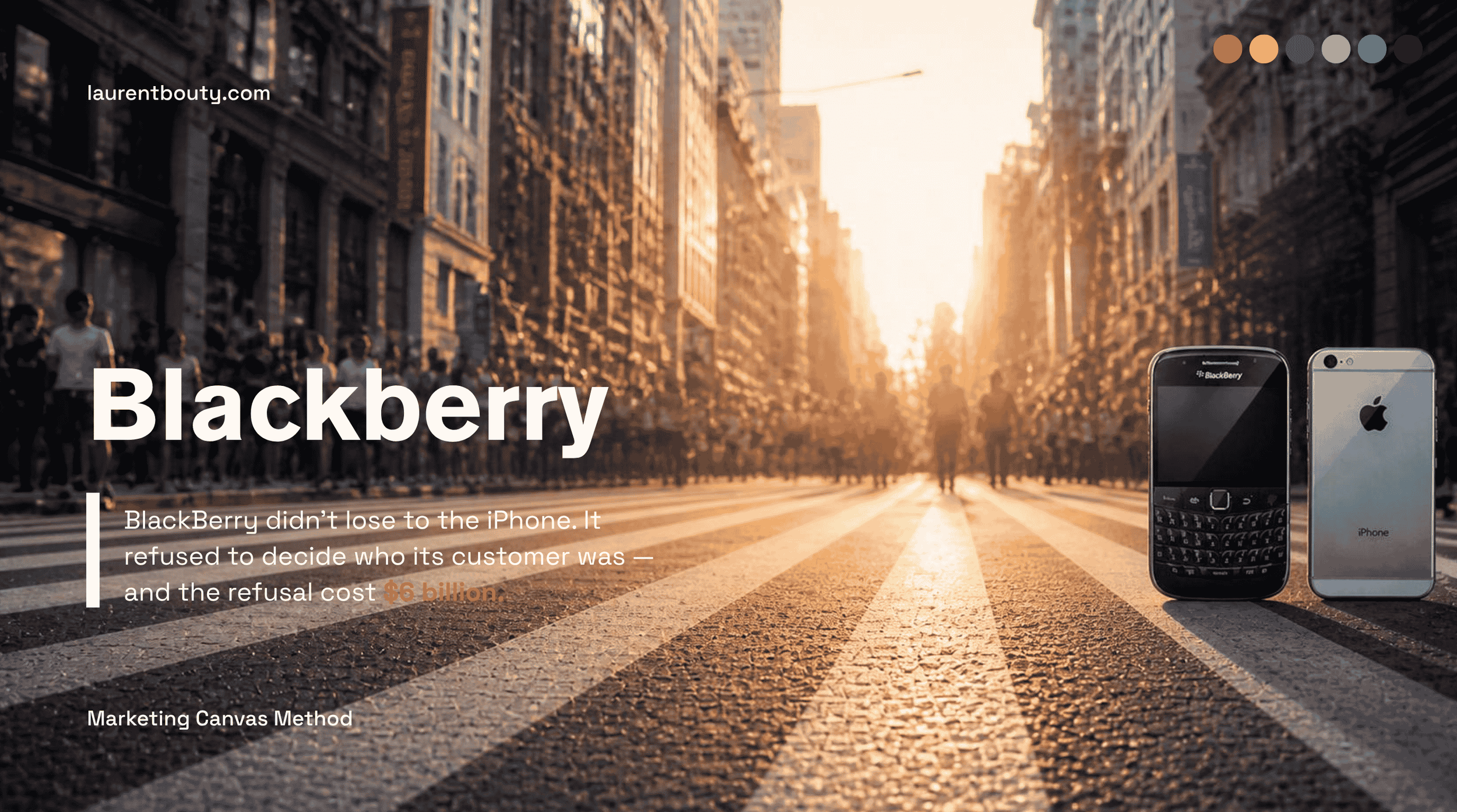 BlackBerry didn't lose to the iPhone. It refused to decide who its customer was — and the refusal cost $6 billion.