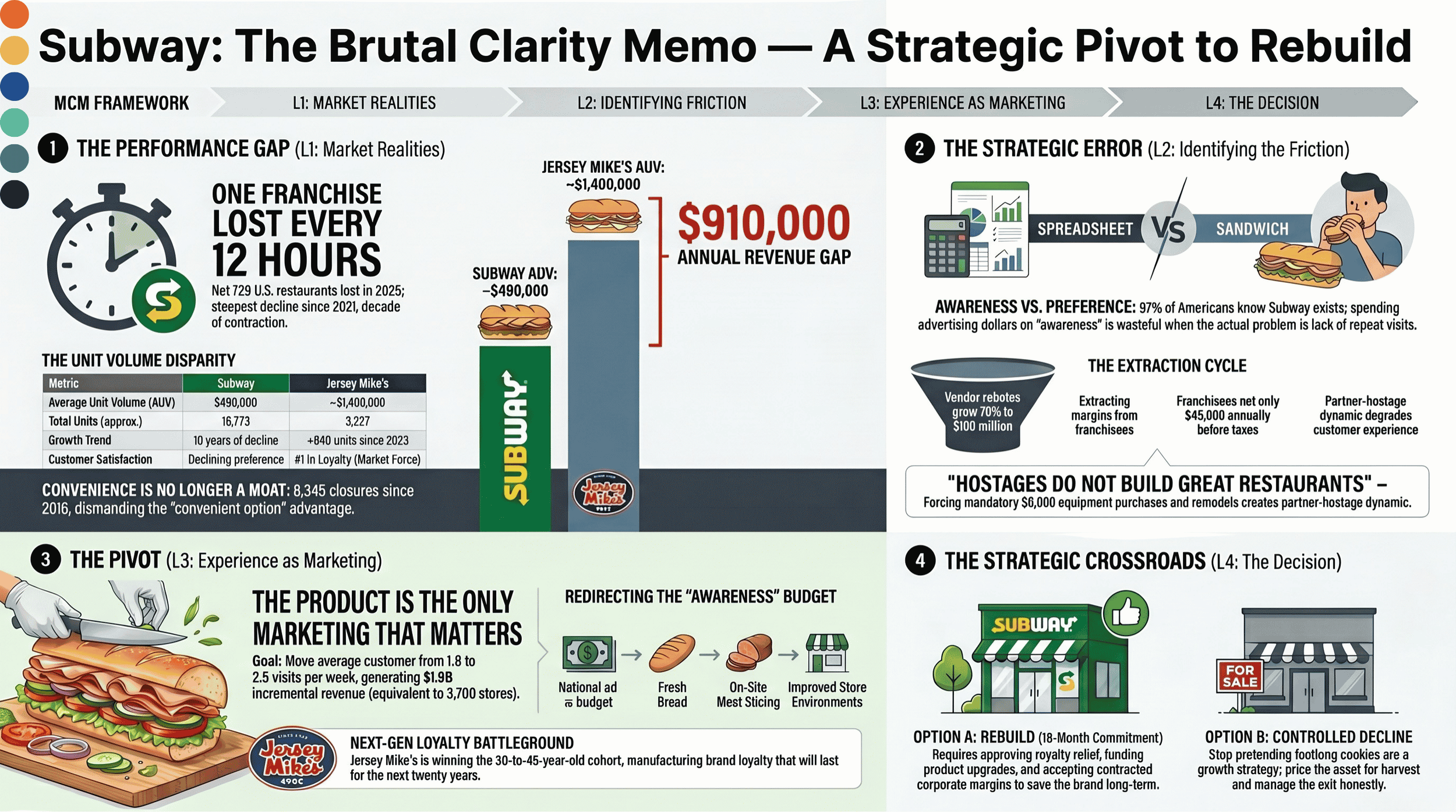 Subway Is Losing a Franchise Every Twelve Hours. Here Is the Memo That Says Why.