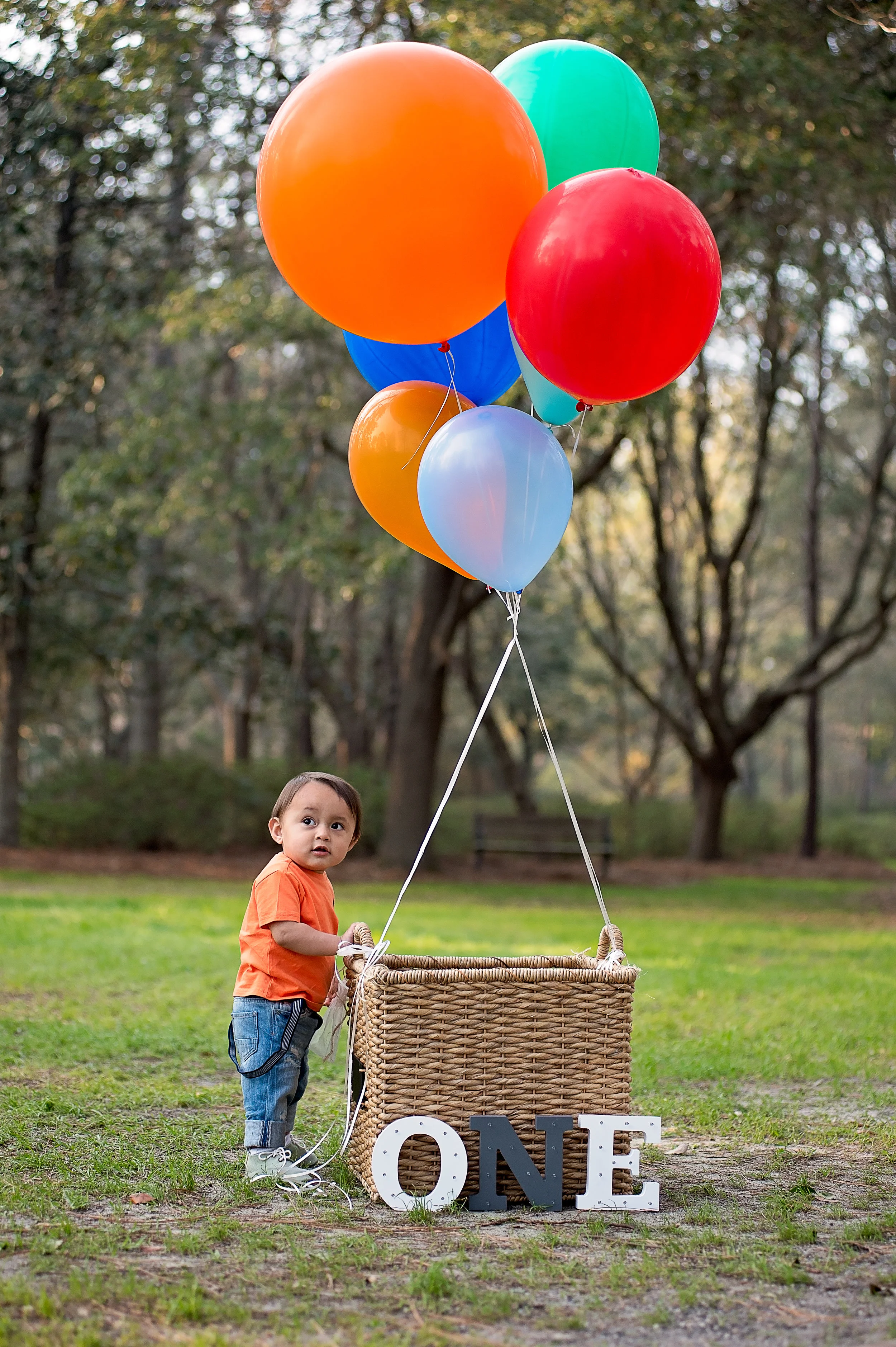 Adbiel 1 year cake smash session at Azalea Park