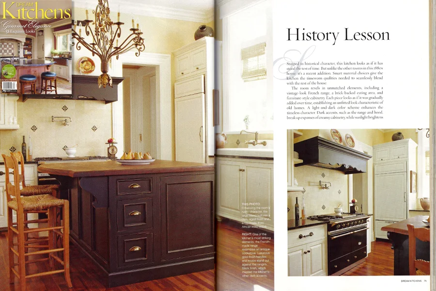 Kitchen and Bath Ideas Mar/Apr 07 the walls have years