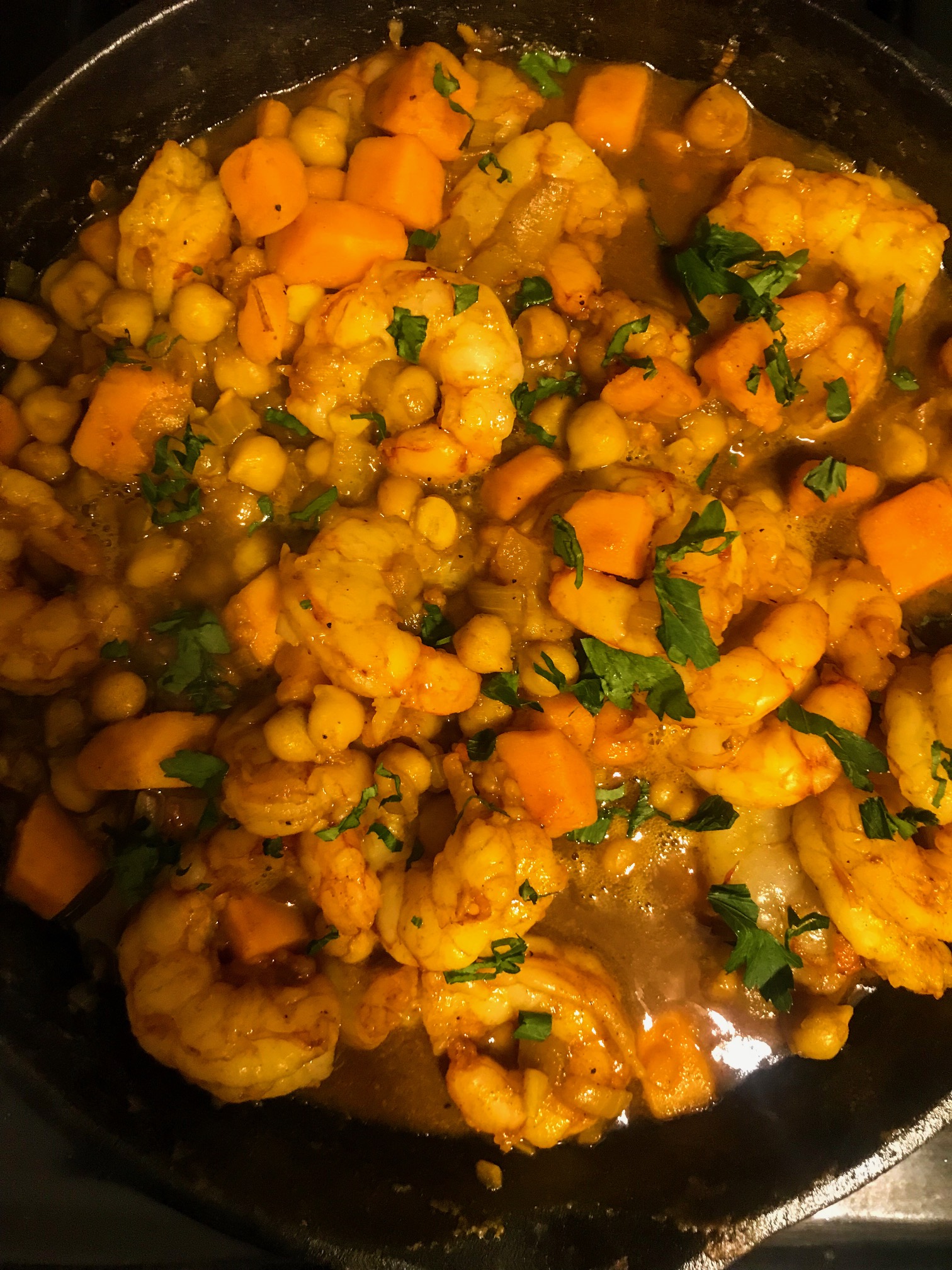 Caribbean Curry Shrimp 