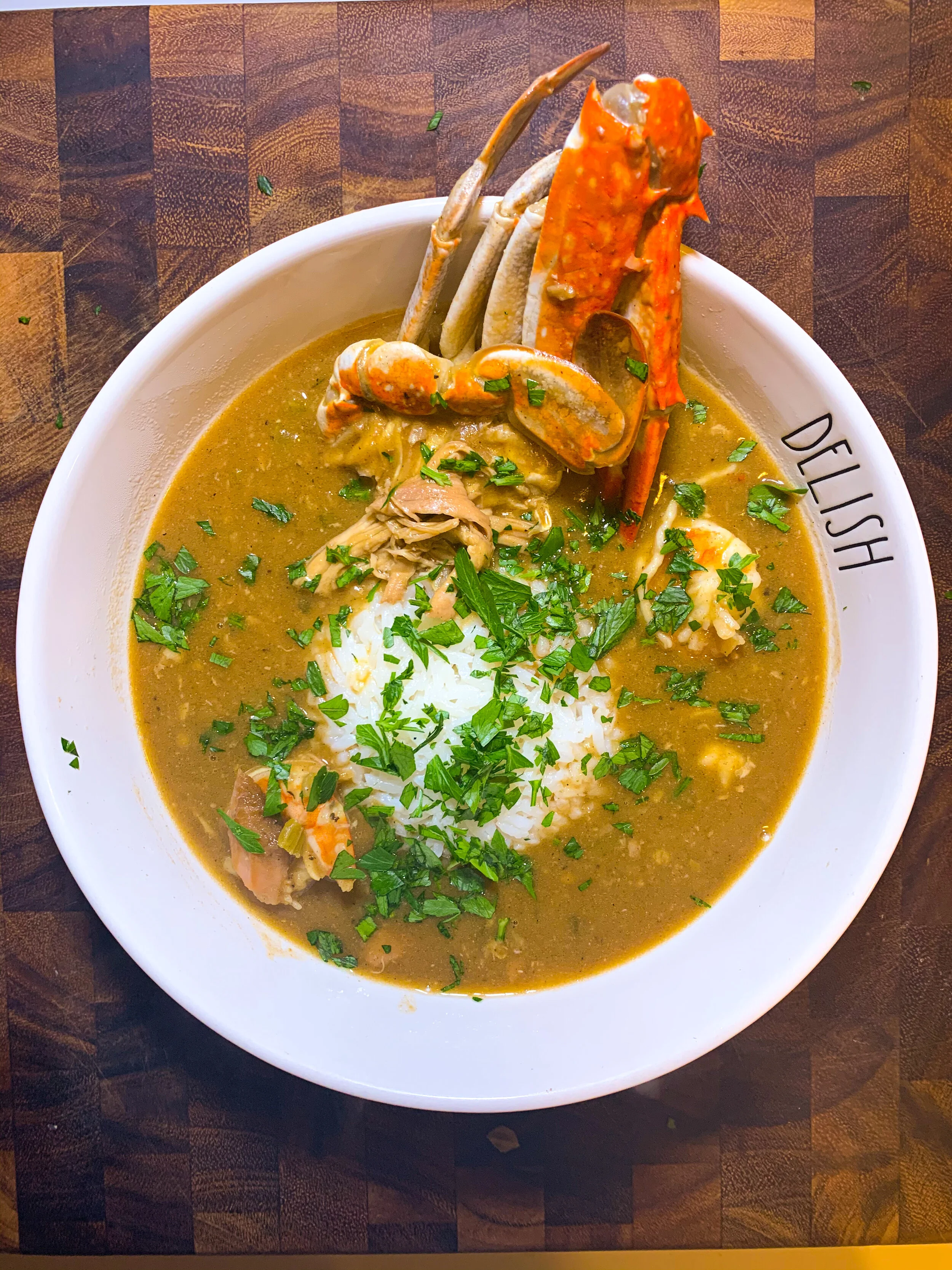 Crab, Chicken &amp; Shrimp Gumbo