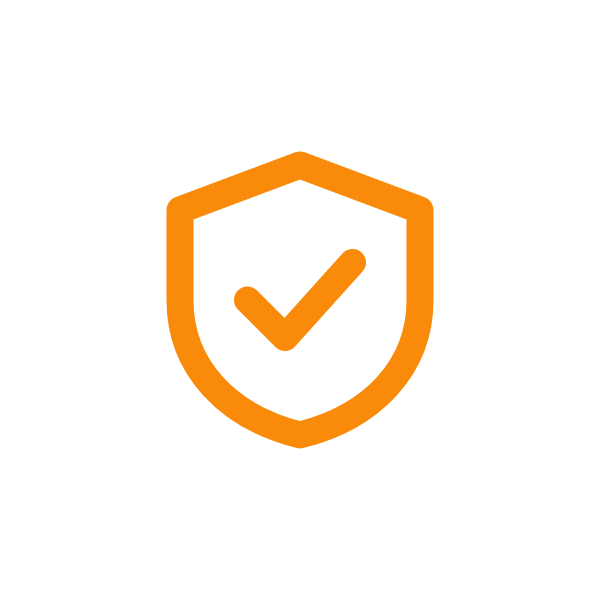 Shield with check mark icon for SBA loans