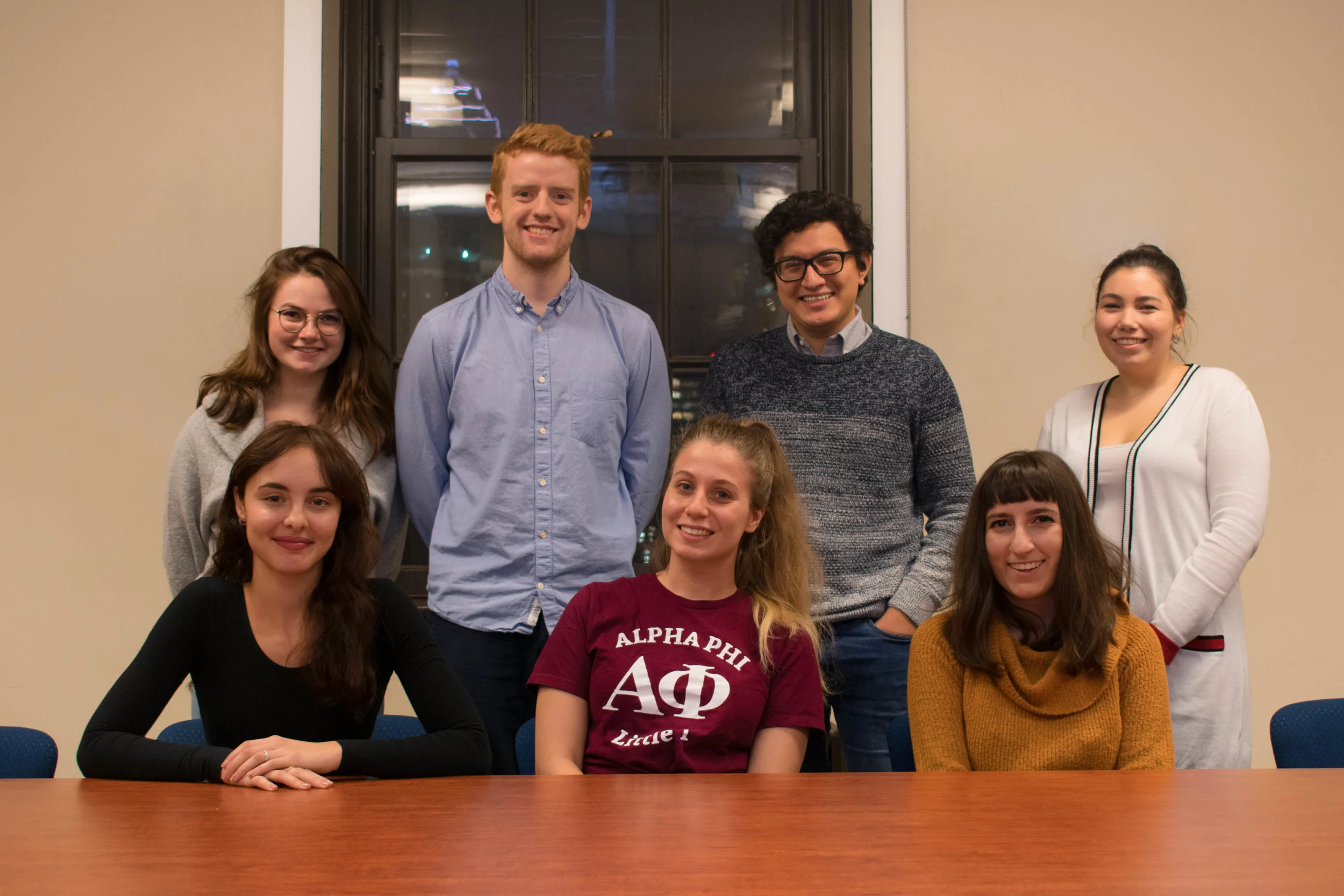 Communications Portfolio (left to right) Back row: Louisanne Raisonnier, Albert Gunnison, Jorge Saldana, Serena Perazzelli Front row: Meissa Rebbani, Lilianne Demers, Erica Stefano Missing: Abigail Pender, Sophie Barry, Florence Harvey-Hudon