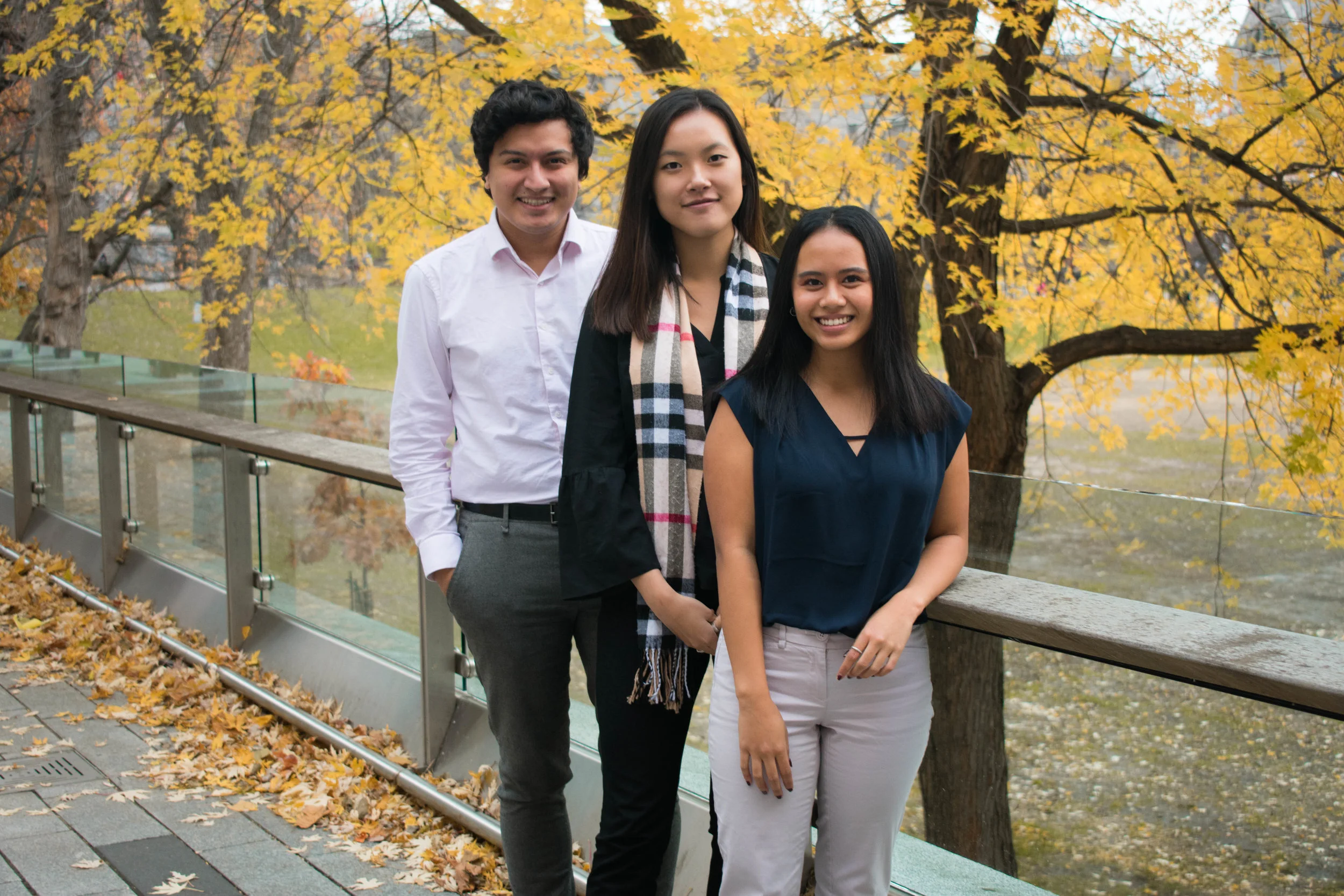 Mentorship Portfolio (left to right): Jorge Saldana, Esli Chan, Julia Baladad